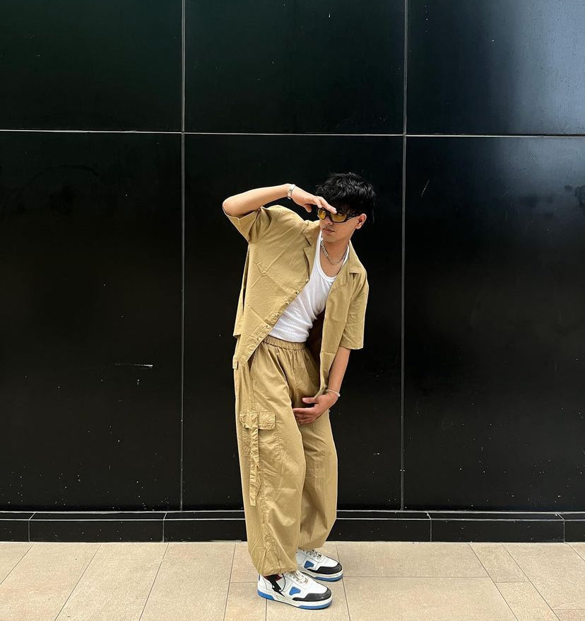 Normcore Khaki Unisex Shirts - view 2