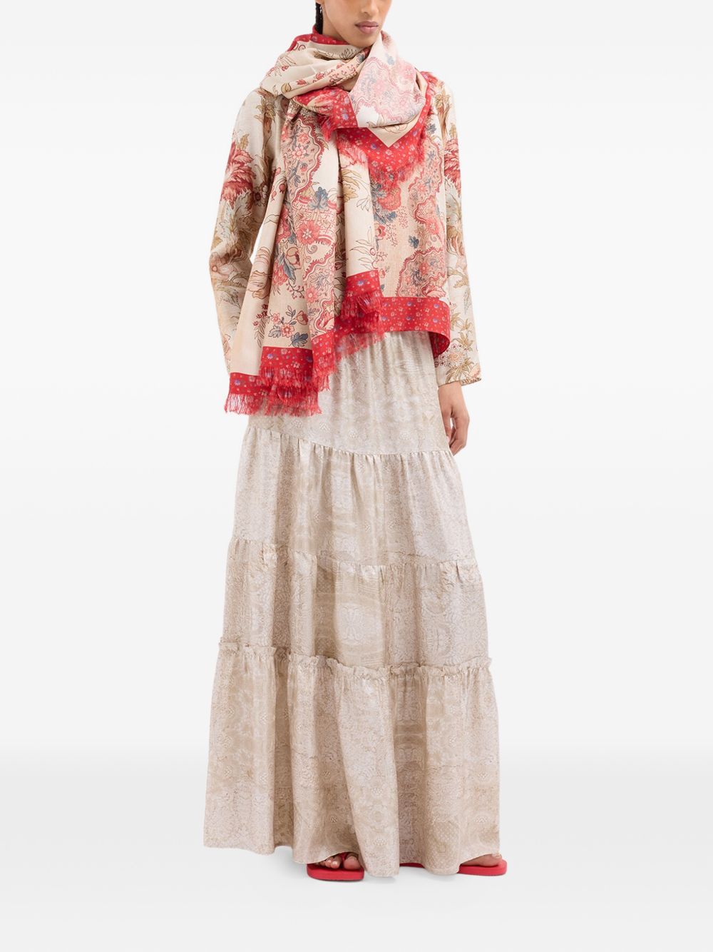 Pierre Louis Mascia Silk long skirt – Silk 100% - view 4