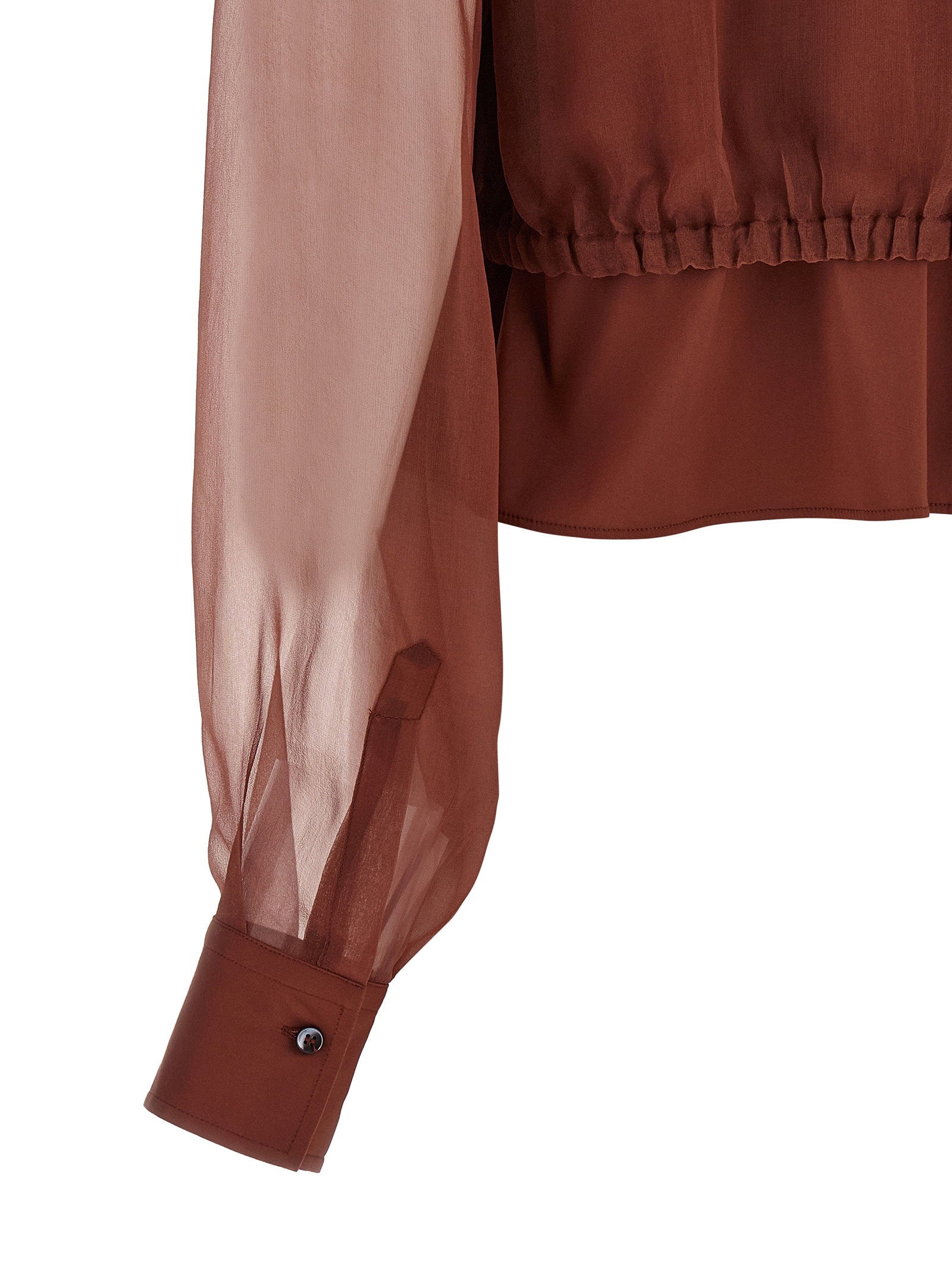 Brunello Cucinelli Silk Sleeves Blouse - view 4