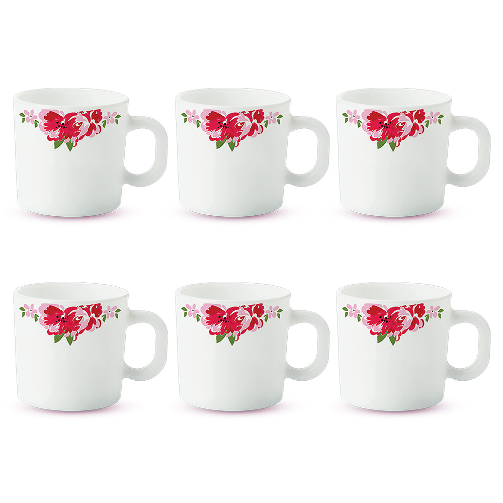 My Borosil Larah By Borosil Rose Red Mug Set