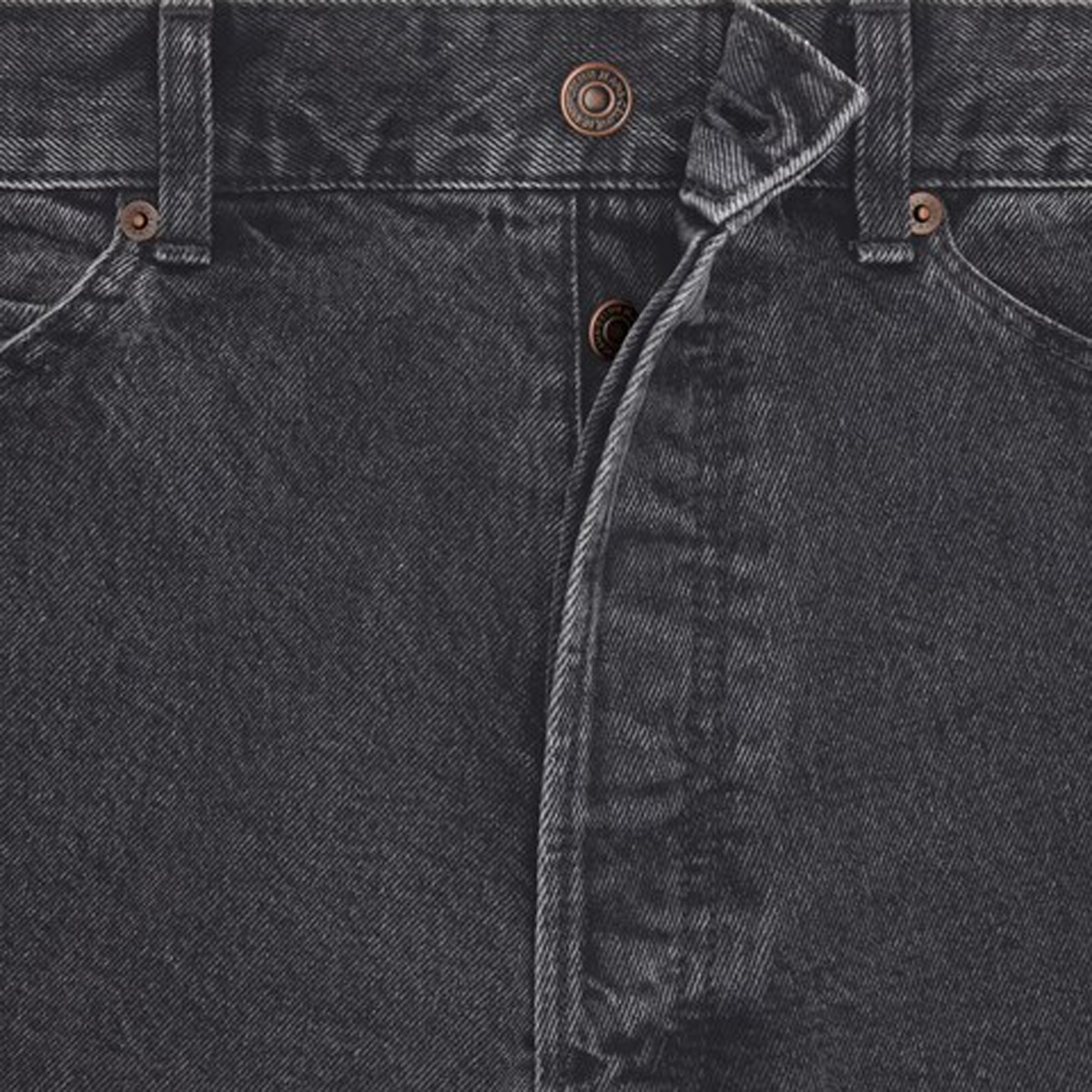 Celine Wesley Jeans in Charcoal Wash Denim - view 2