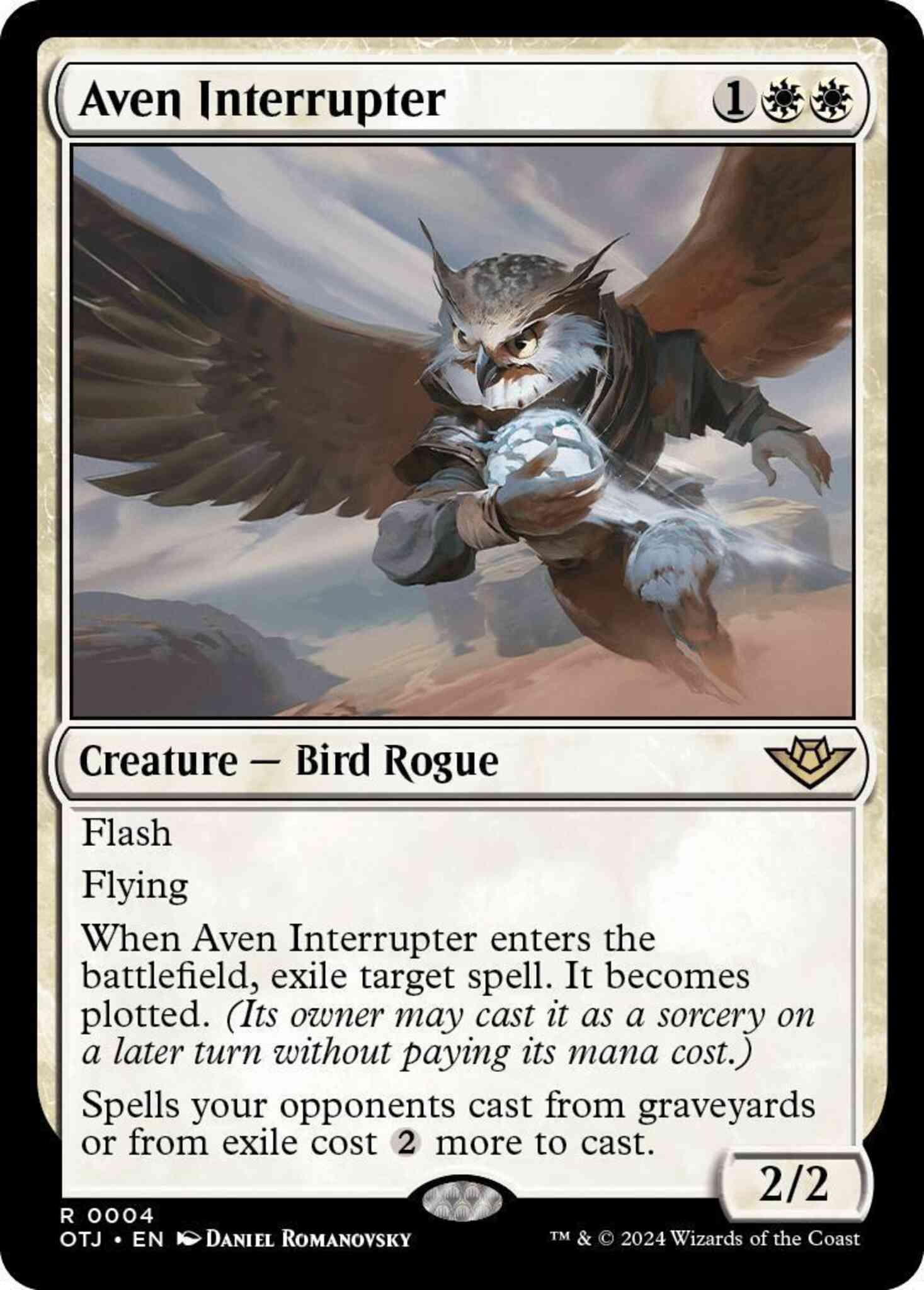 Aven interrupter 4 – Magic Aven Interrupter [4] [Outlaws of Thunder Junction] [Non-Foil]