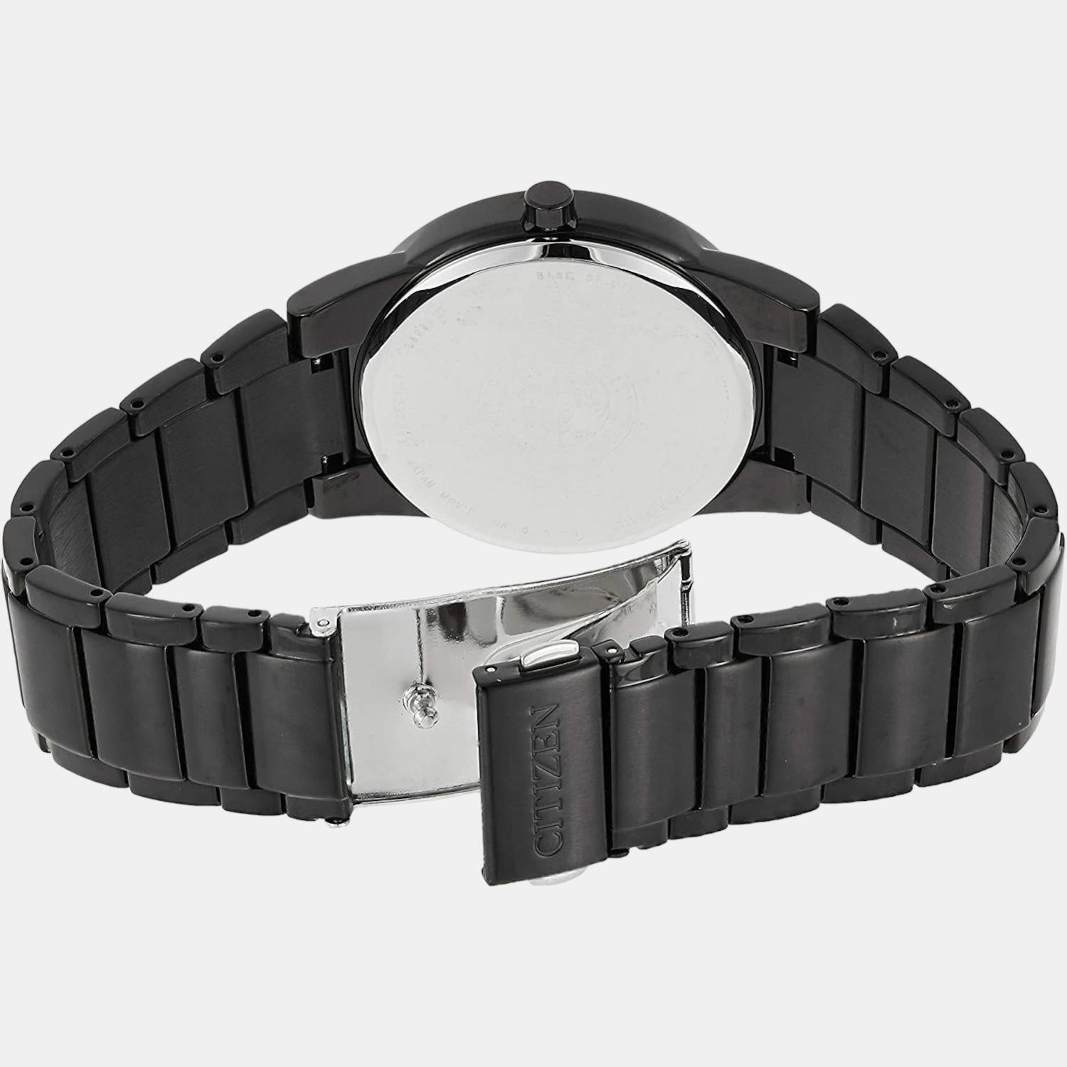 Citizen Axiom Men Eco-Drive Black Dial Analog Stainless Steel Watch AU1065-58E - view 2