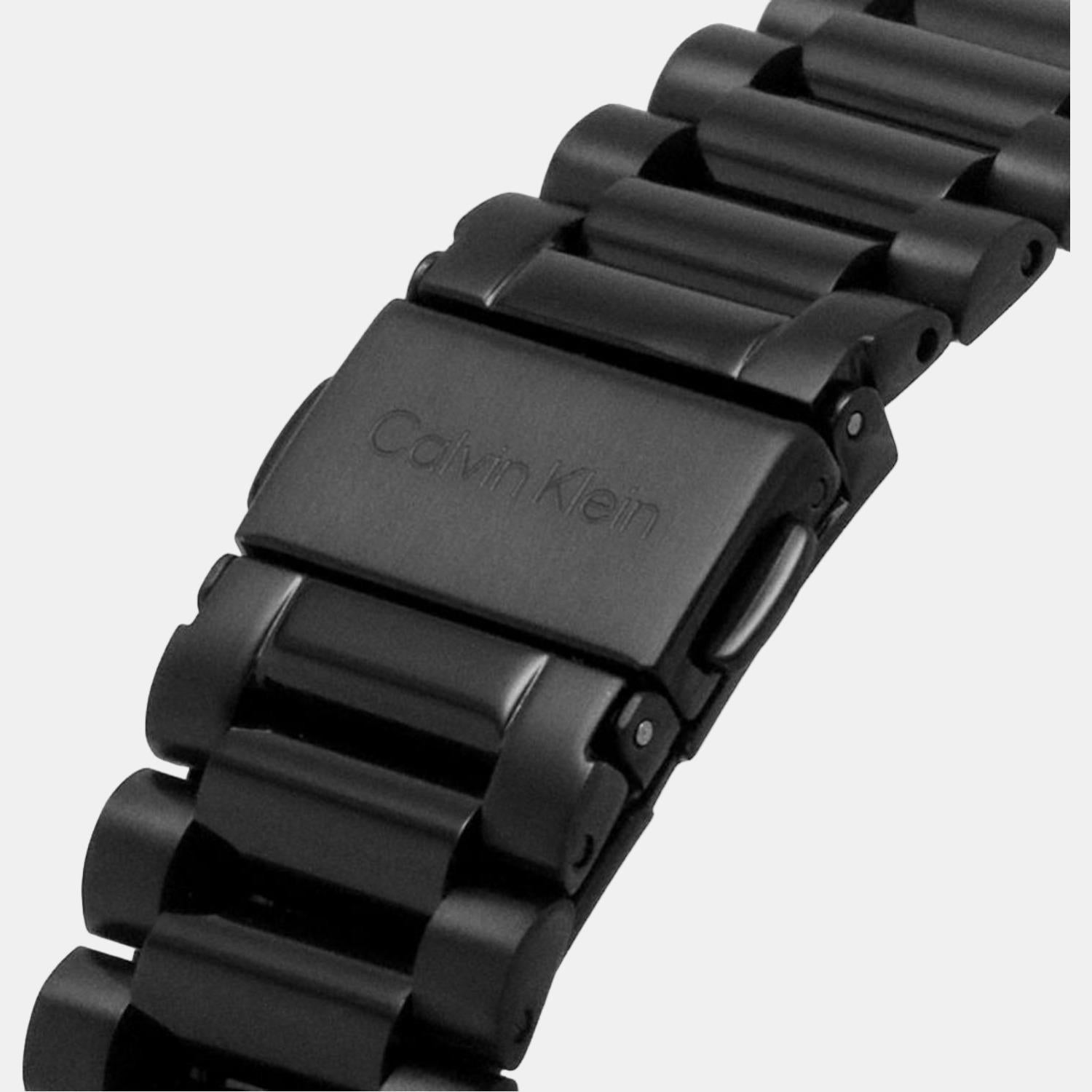Calvin Klein Ck Iconic Unisex Quartz Black Dial Analog Stainless Steel Watch 25200040 - view 4