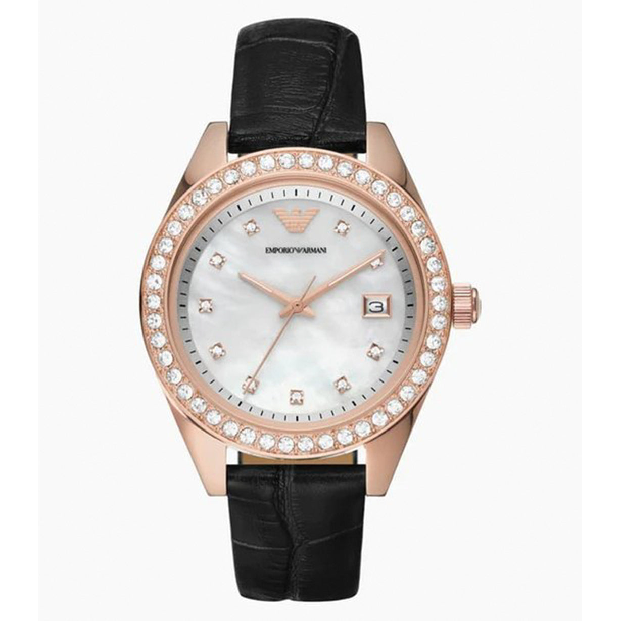 Emporio Armani Analog Mother of Pearl Dial Women 36mm - view 4
