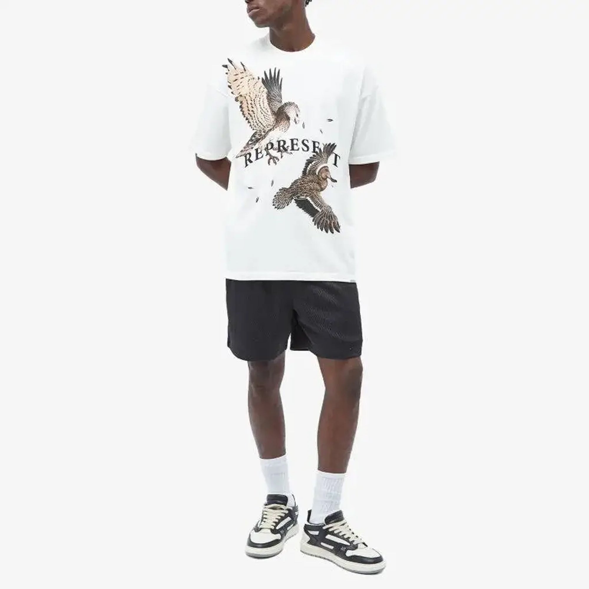 Represent | BIRDS OF PREY T-SHIRT { WHITE - view 4