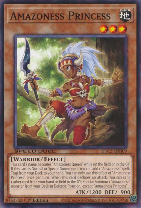 Yu-Gi-Oh! Amazoness Princess - SBC2-ENH09 - Common - 1st Edition