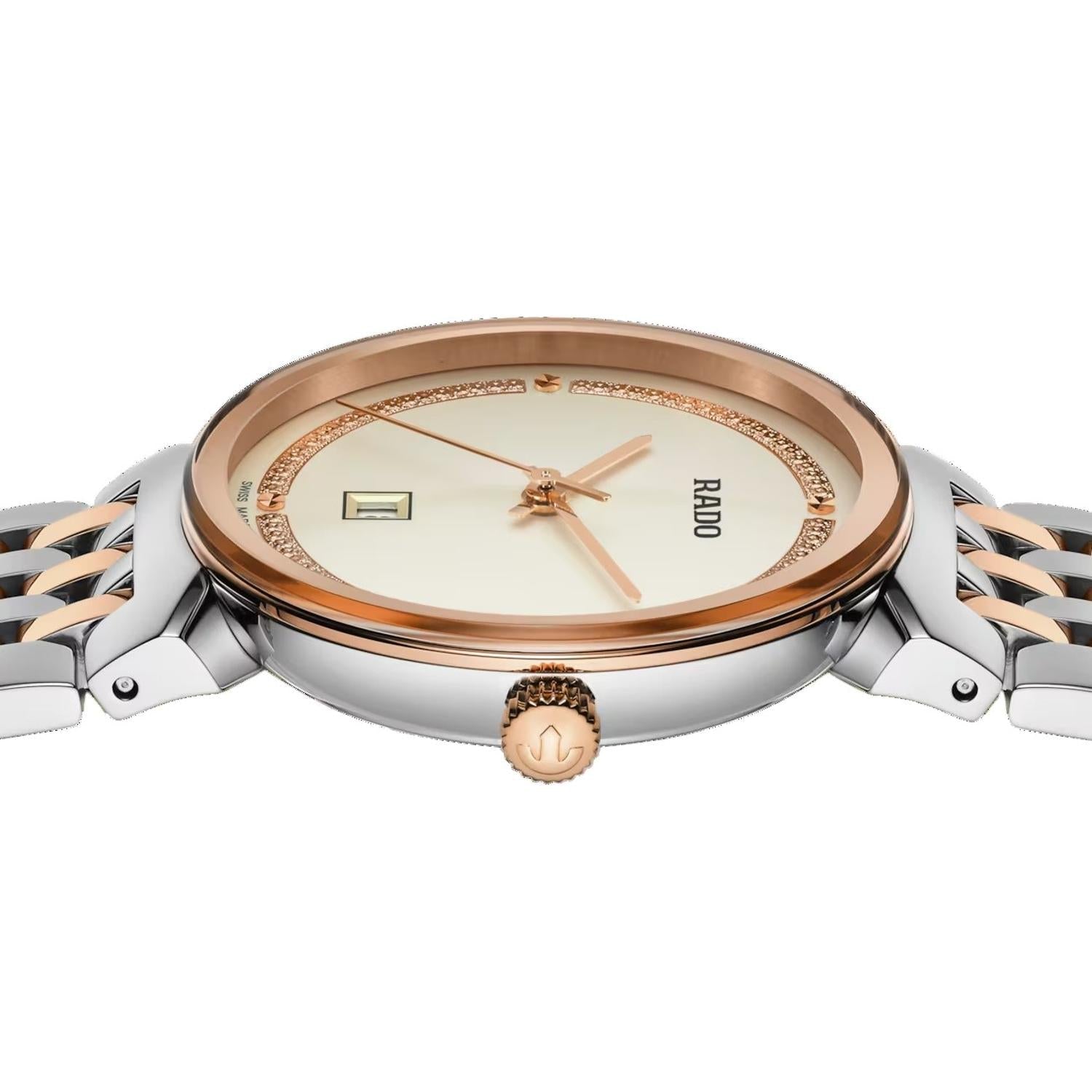 Rado Florence Women Quartz Champagne Dial Analog Stainless Steel Watch R48913403 - view 3