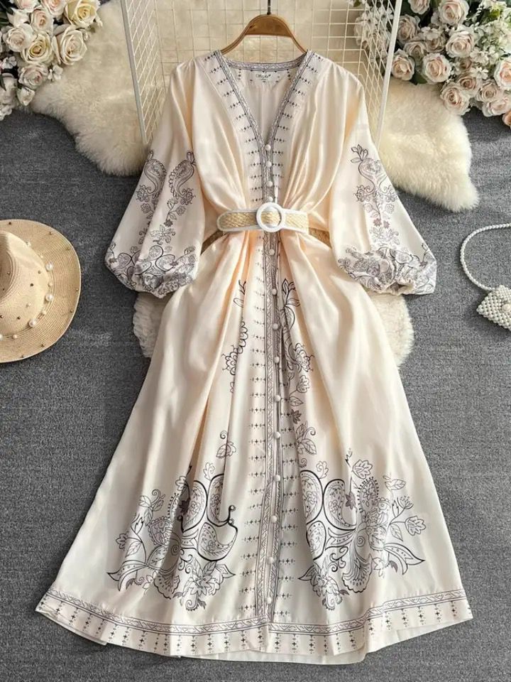 Alamode By Akanksha Ebanee Vintage Maxi Dress