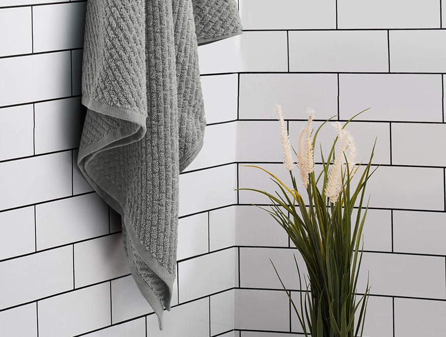 100 cotton bath – Spaces India Ultimate Grey - Grey 100% Cotton Bath Towel - Genesis By Spaces