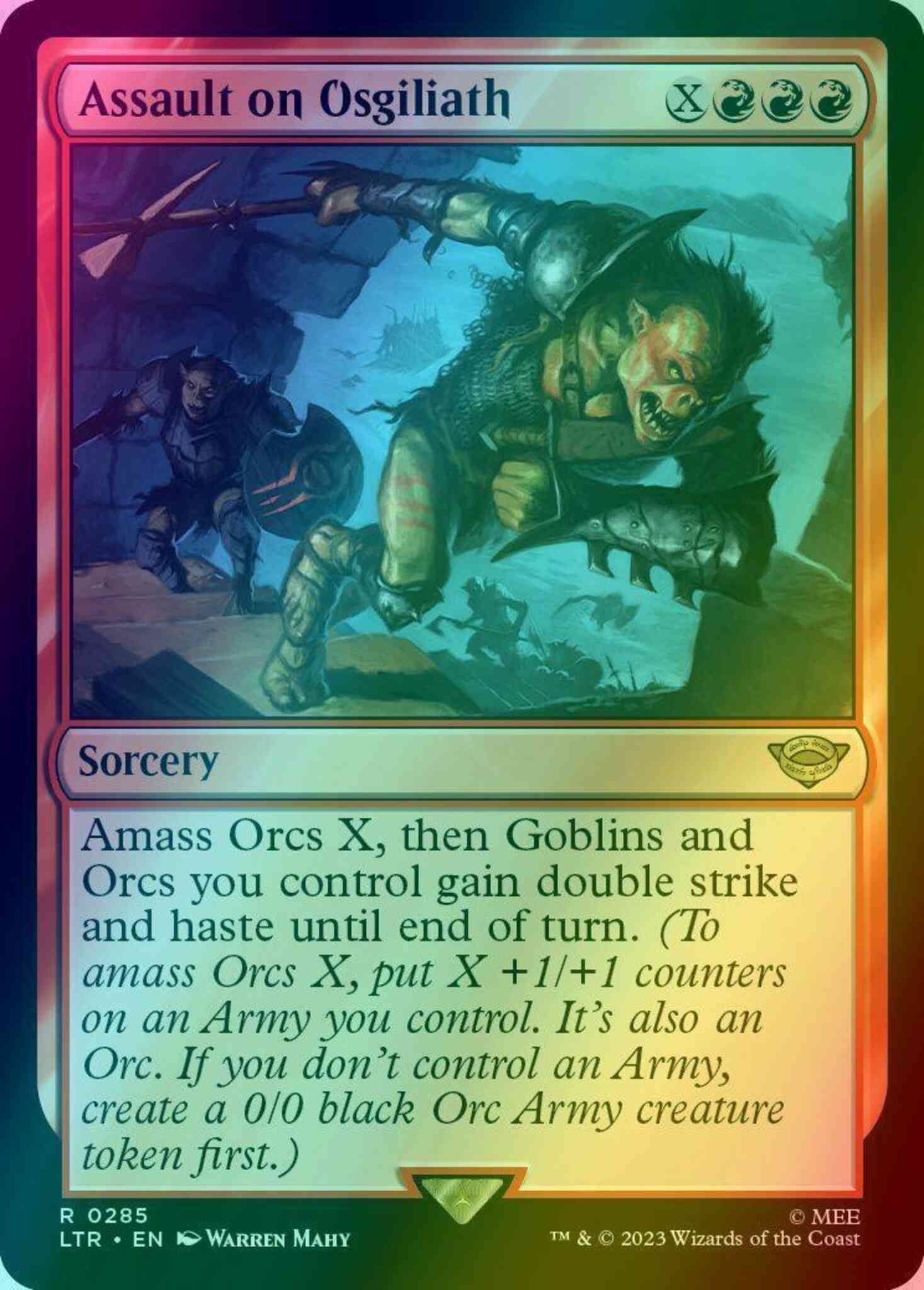 Magic Assault on Osgiliath [285] [Jumpstart Exclusive] [The Lord of the Rings: Tales of Middle-earth] [Foil]