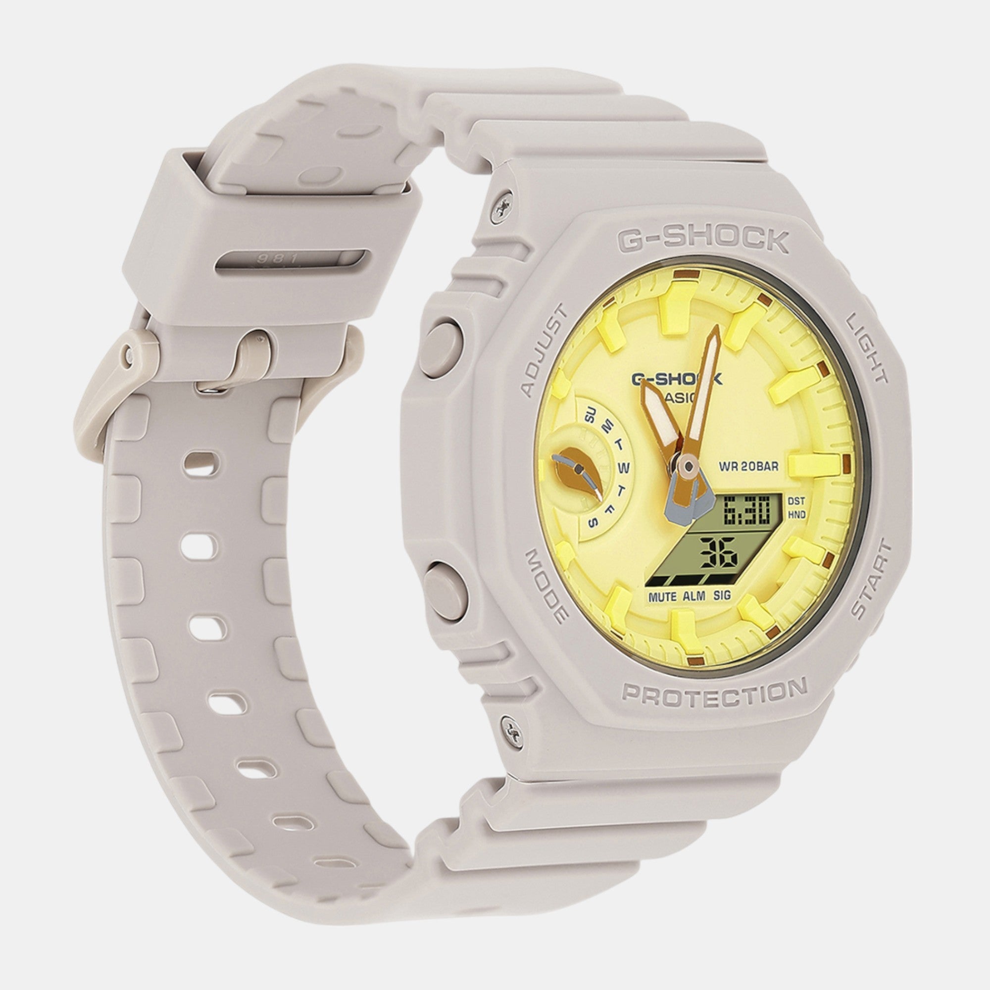 Casio G-Shock Women Quartz Yellow Dial Analog-Digital Resin Watch G1499 - view 3