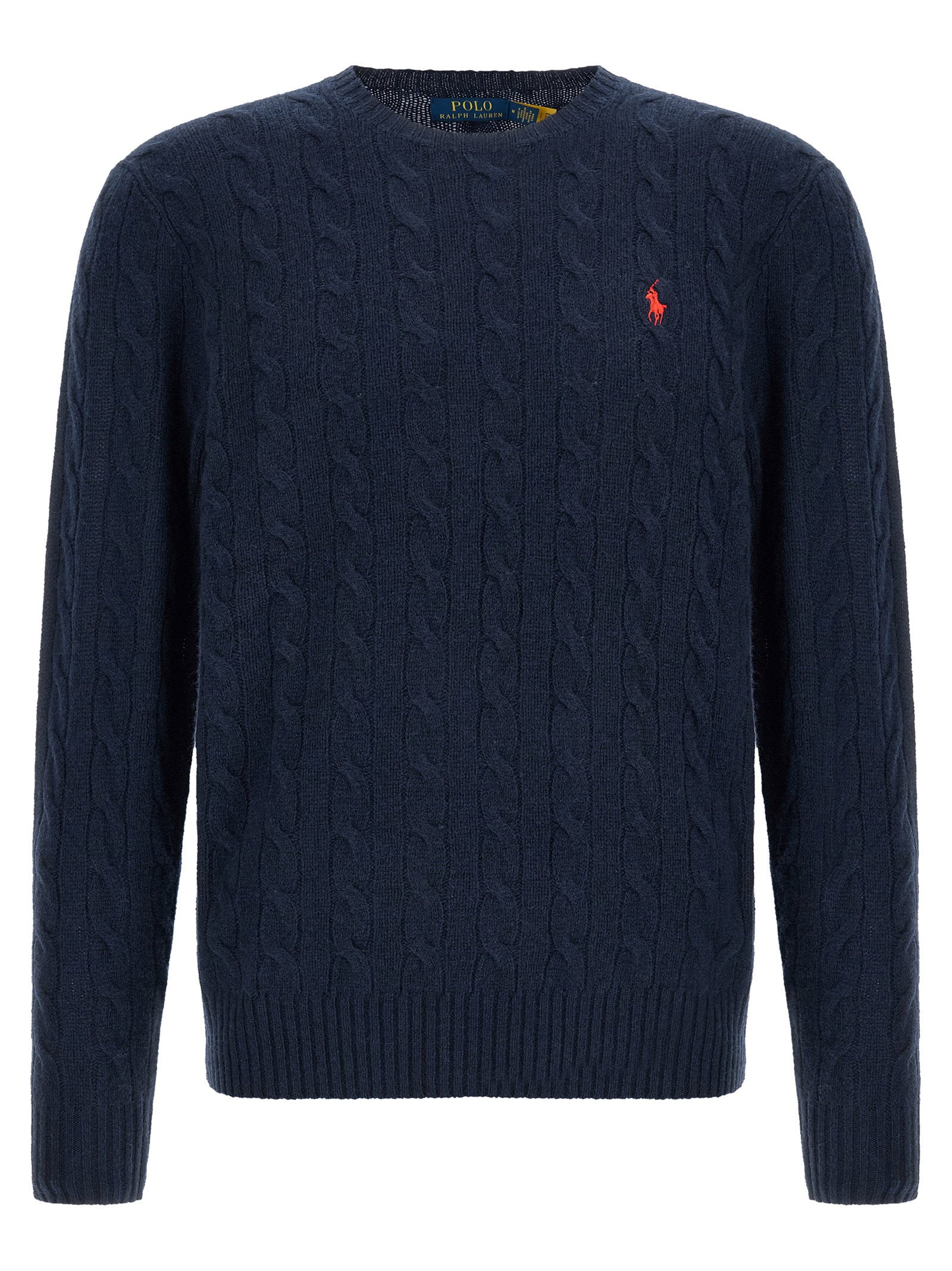 Polo Ralph Lauren Braided Sweater – 90% wool, 10% cashmere