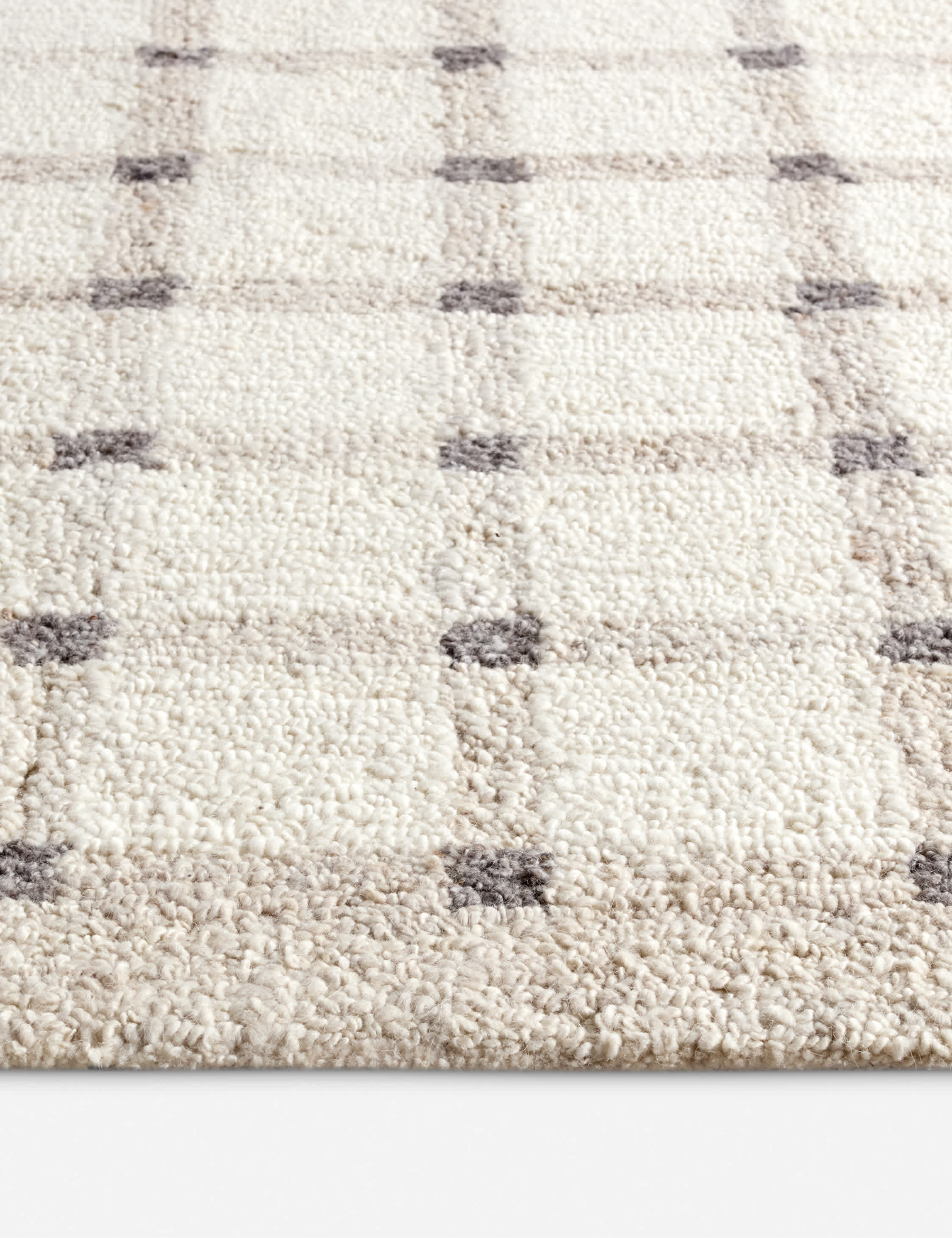 Lulu and Georgia Fowler Hand-Tufted Wool Rug – Ivory and Tan - view 2