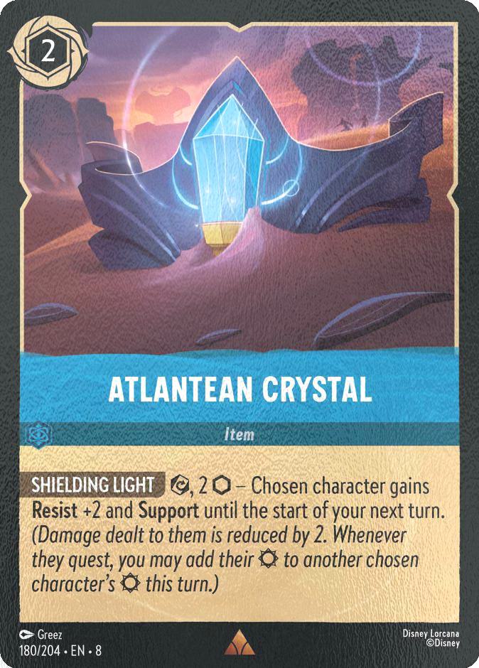 Lorcana Atlantean Crystal - 180/204 [Reign of Jafar] [Cold Foil]