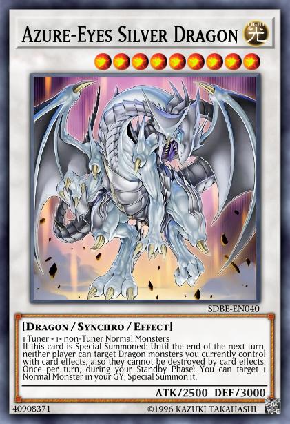 Yu-Gi-Oh! Azure-Eyes Silver Dragon - LCKC-EN066 - Secret Rare - Unlimited