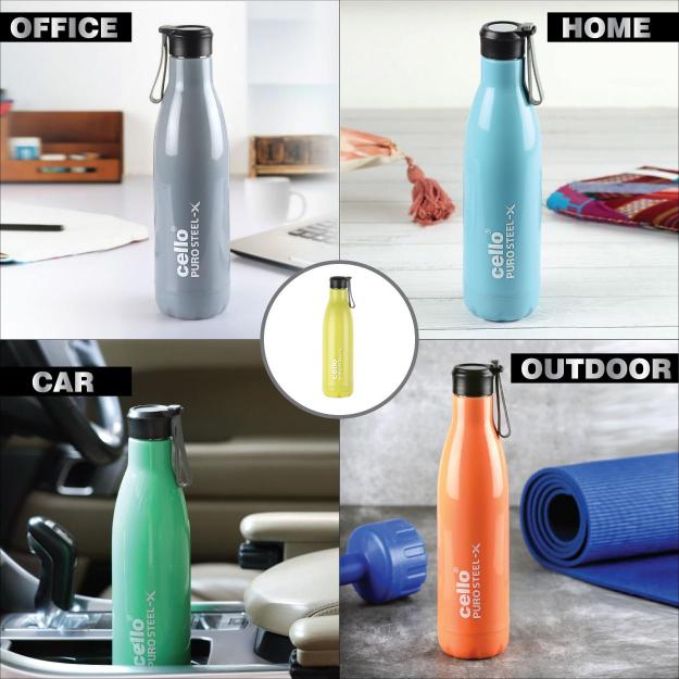 Cello Puro Steel-X Neo 900 Water Bottle, 720ml - view 46