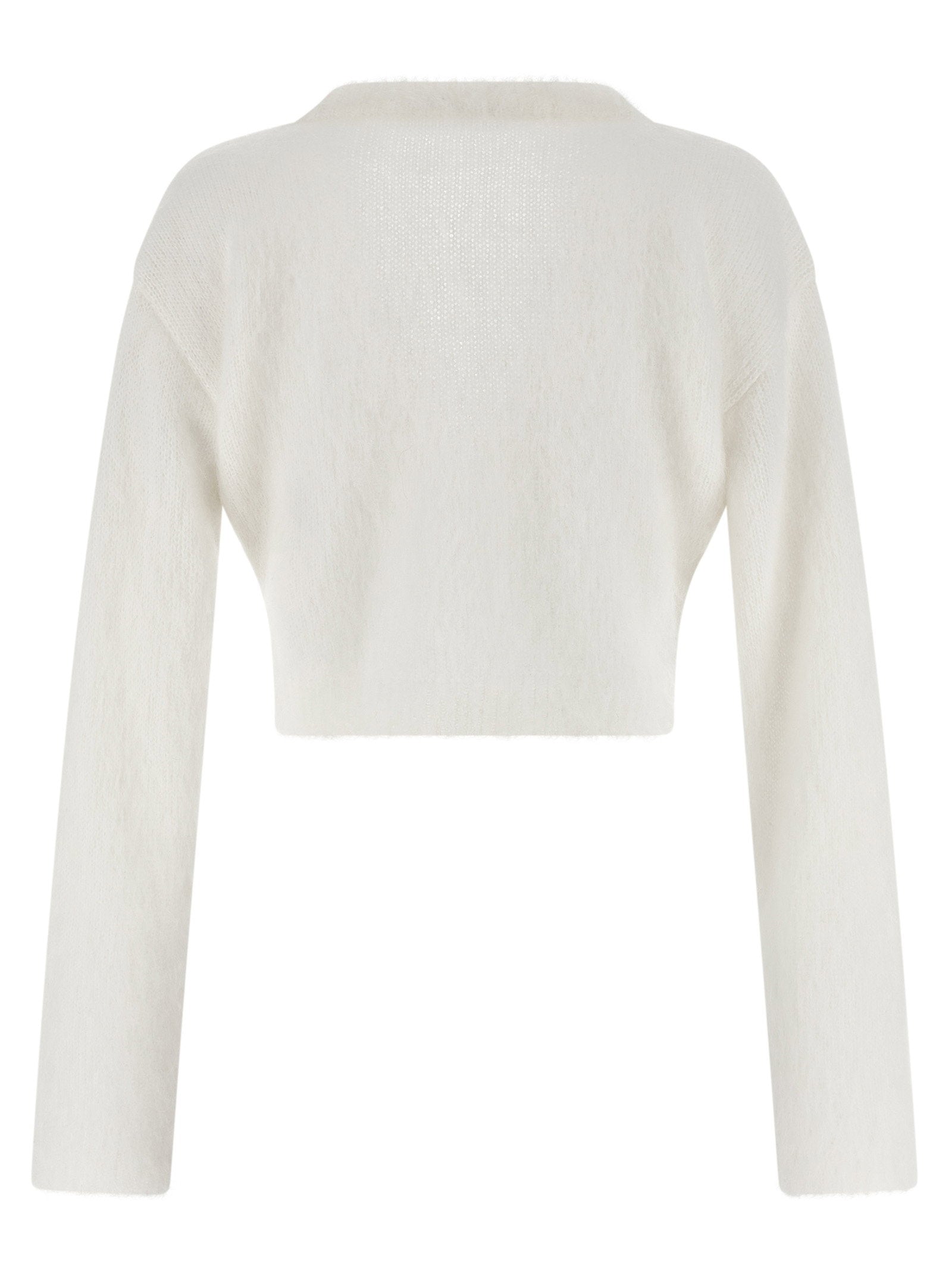 Alessandra Rich Carded Mohair Cardigan - view 2