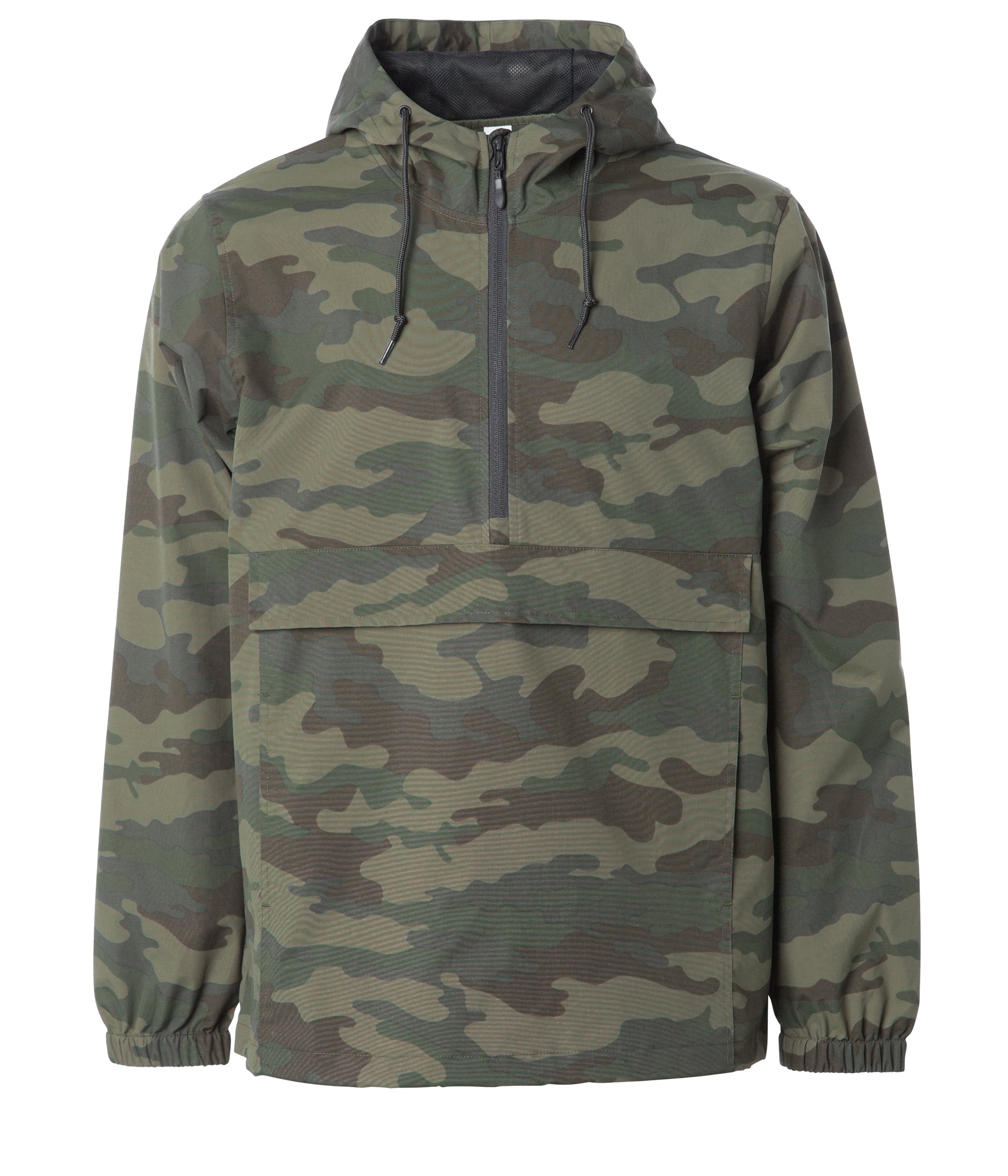 Independent Trading Company Water Resistant Windbreaker Anorak Jacket