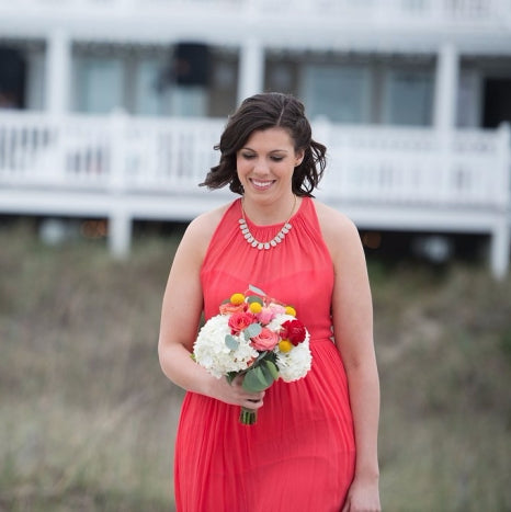 fiftyflowers.com Beach Coral Rose Wedding - view 5