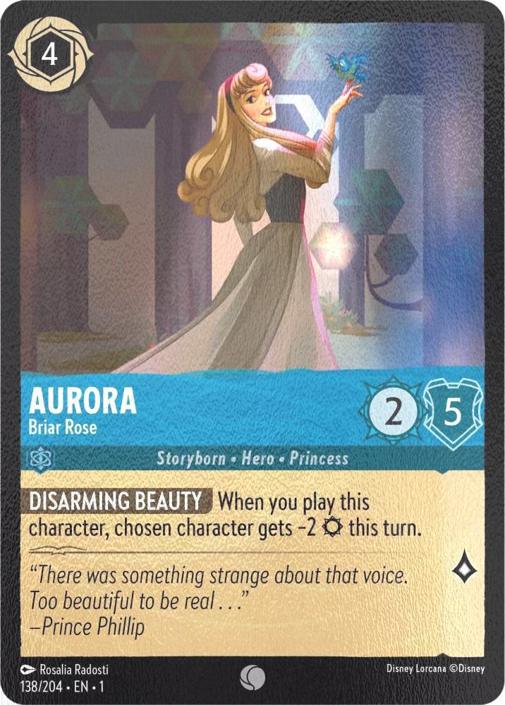 204 the first – Lorcana Aurora - Briar Rose - 138/204 [The First Chapter] [Cold Foil]