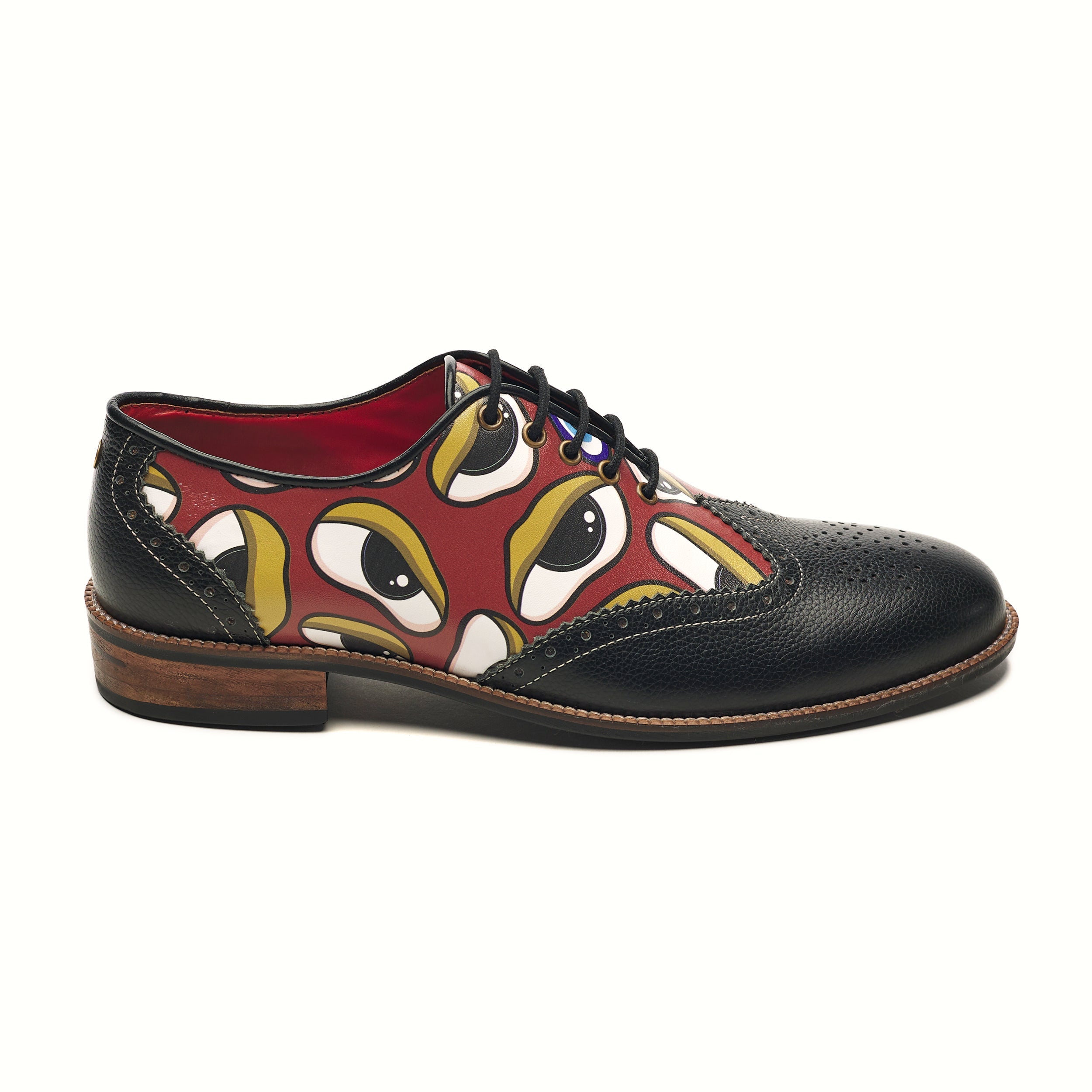 Banjaaran Studio ‘Nazar’ Brogues Men – Crimson - view 3