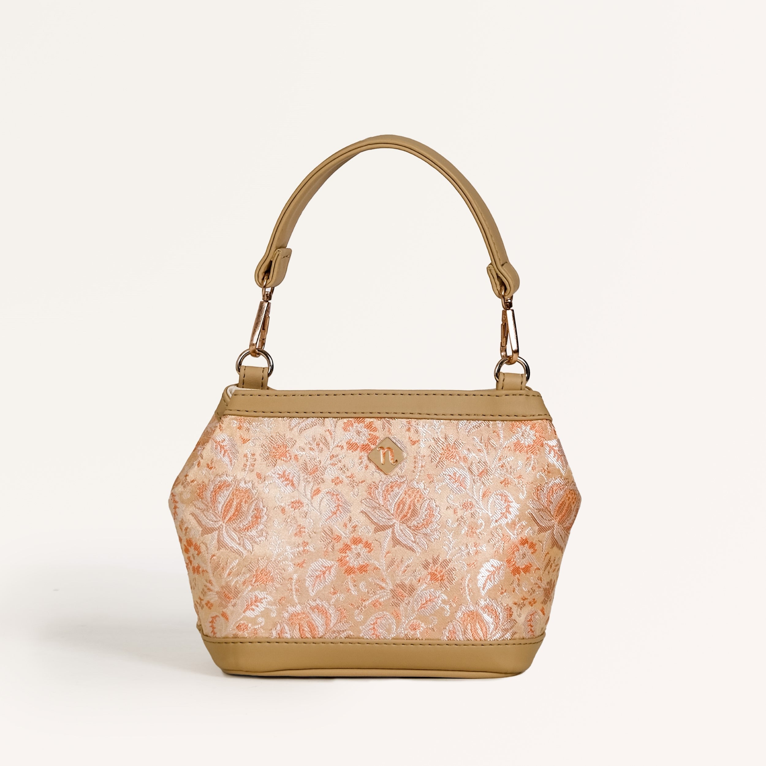 Nestasia Eden Beige Bucket Bag For Women