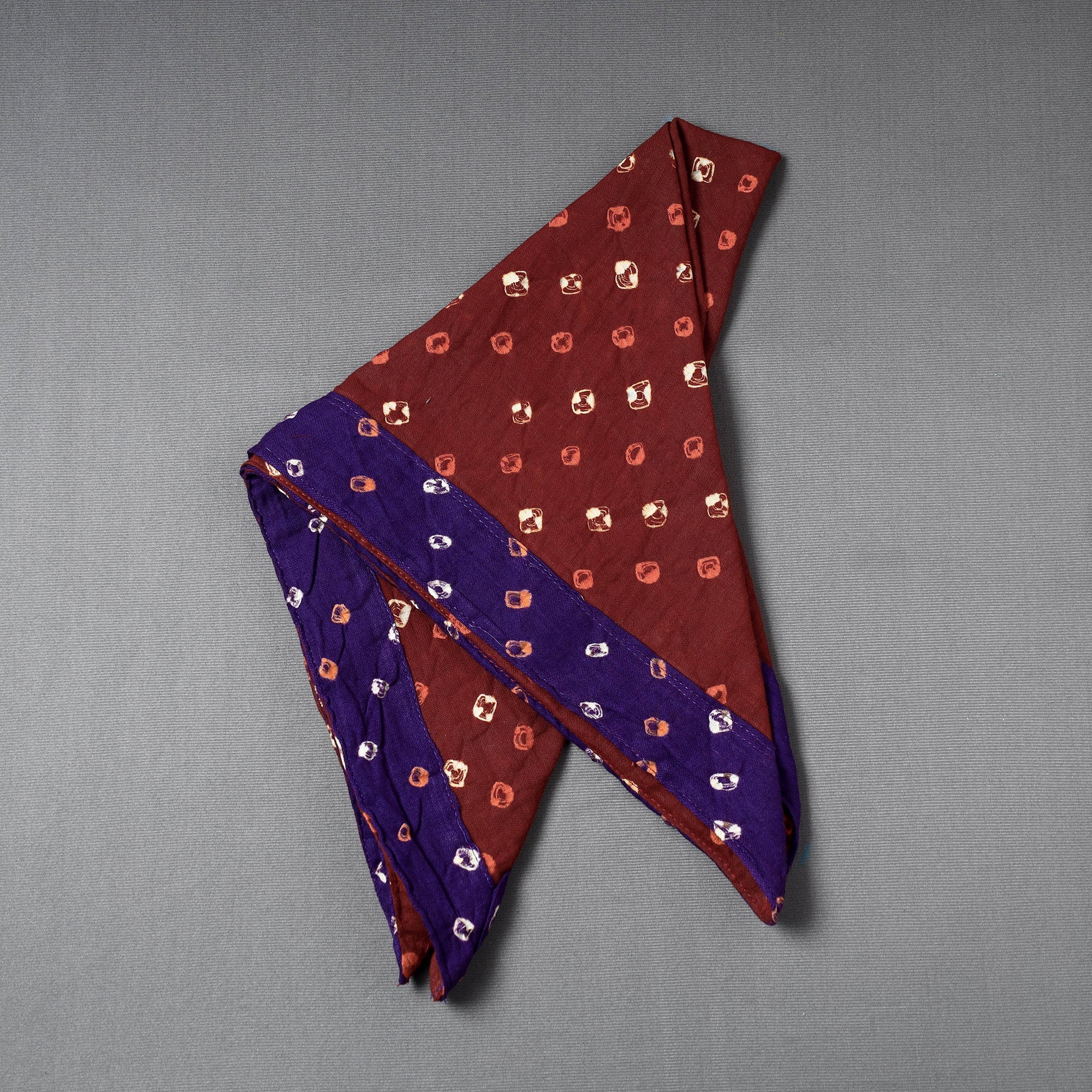 NOORI BAZAR Bandhani Tie-Dye Cotton Bandana
