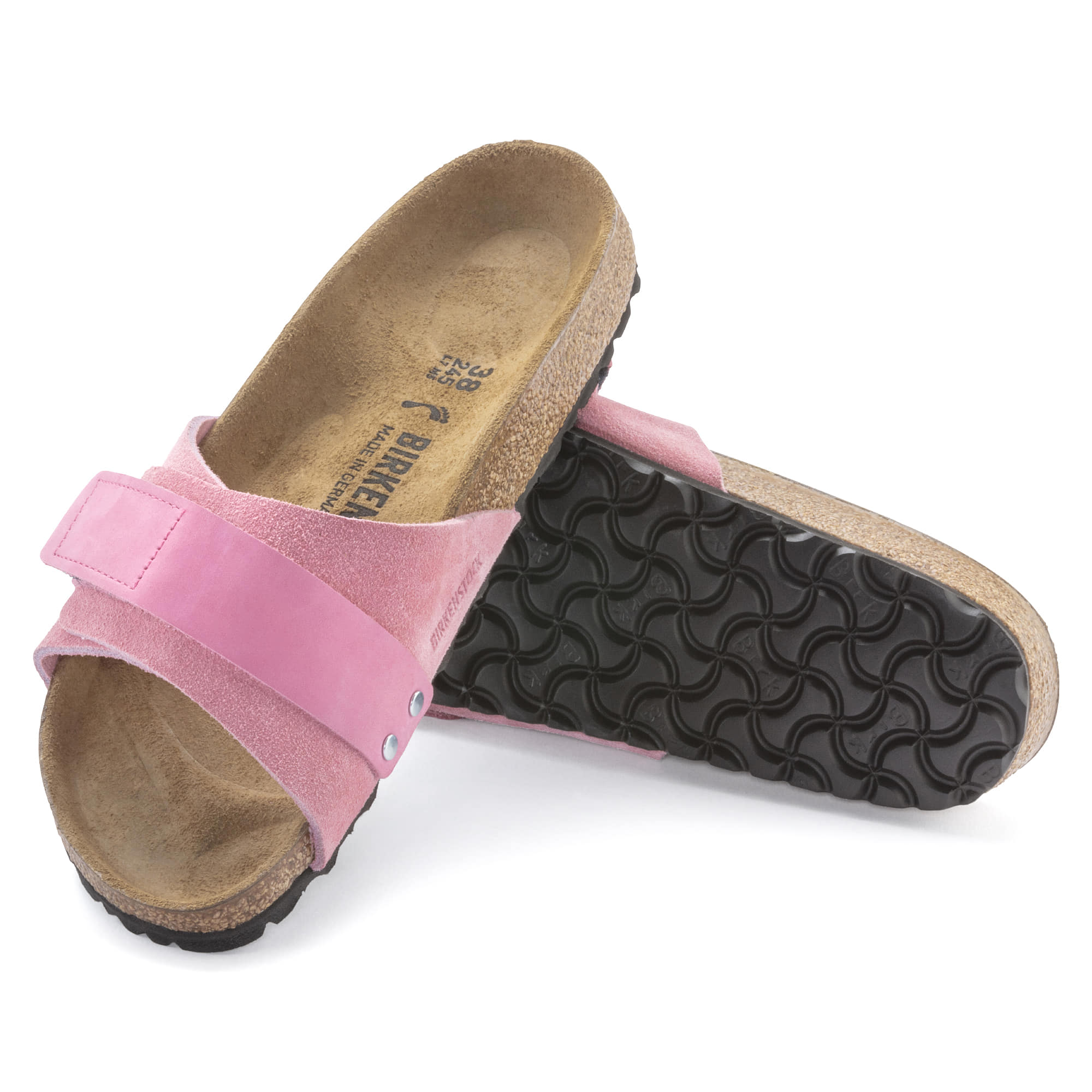 Birkenstock Oita Suede Leather – Pink Pink/Modern Suede candy pink