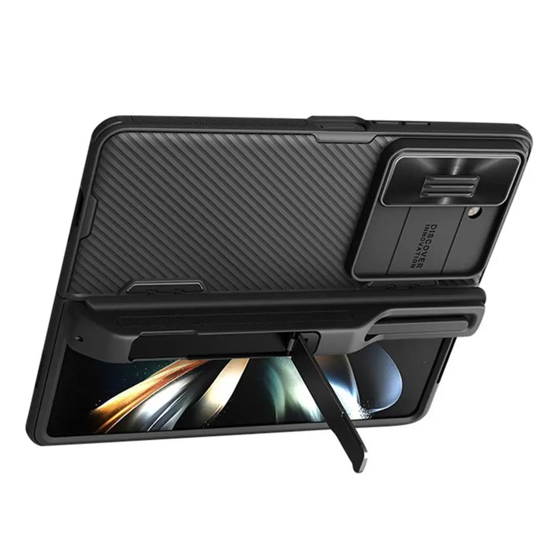 Million Cases Galaxy Z Fold5 Camshield S-Pen Holder Stand Case