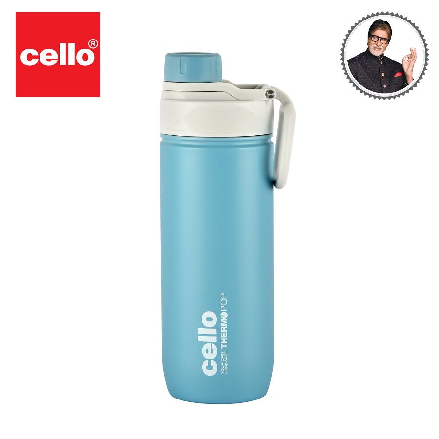 Cello Pop Hot & Cold Stainless Steel Kids Water Bottle, 600ml - view 66