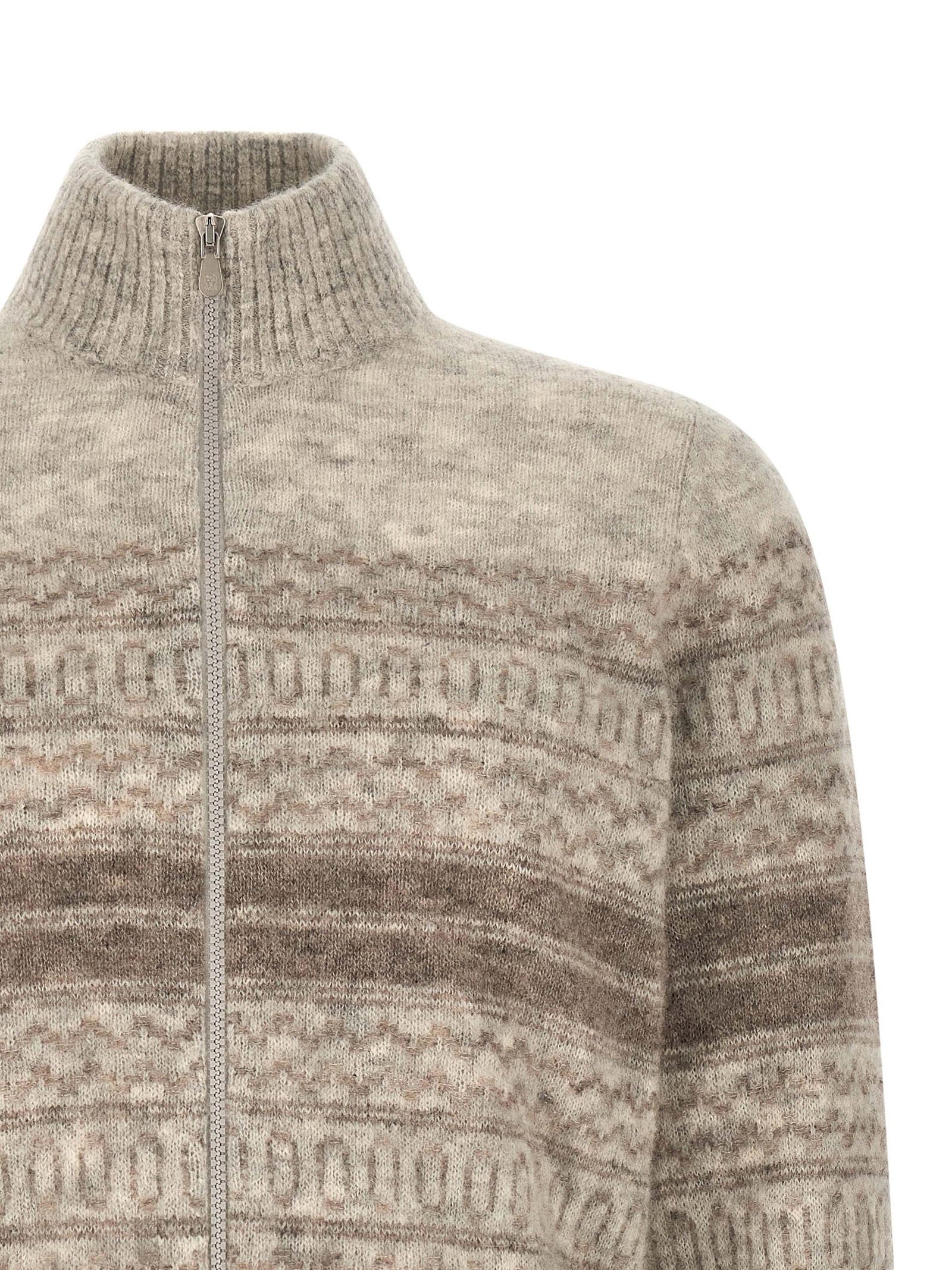 Brunello Cucinelli Nordic Jacquard Cardigan - view 3