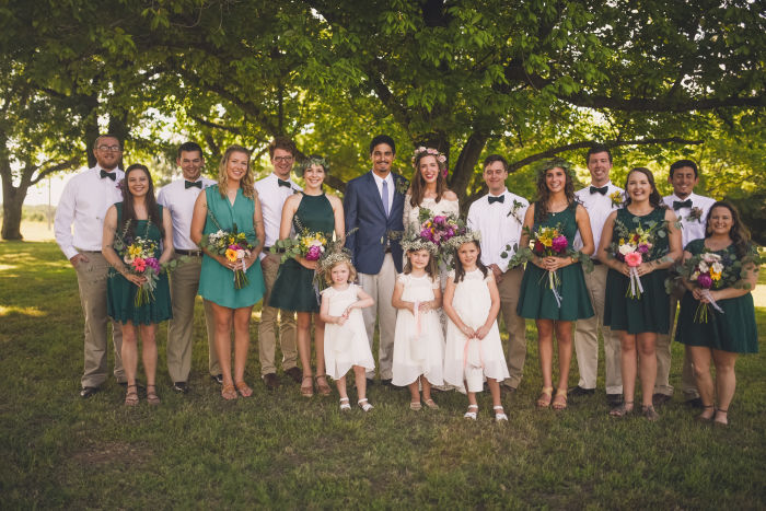 fiftyflowers.com Colorful, Textural Wildflower Wedding - view 4
