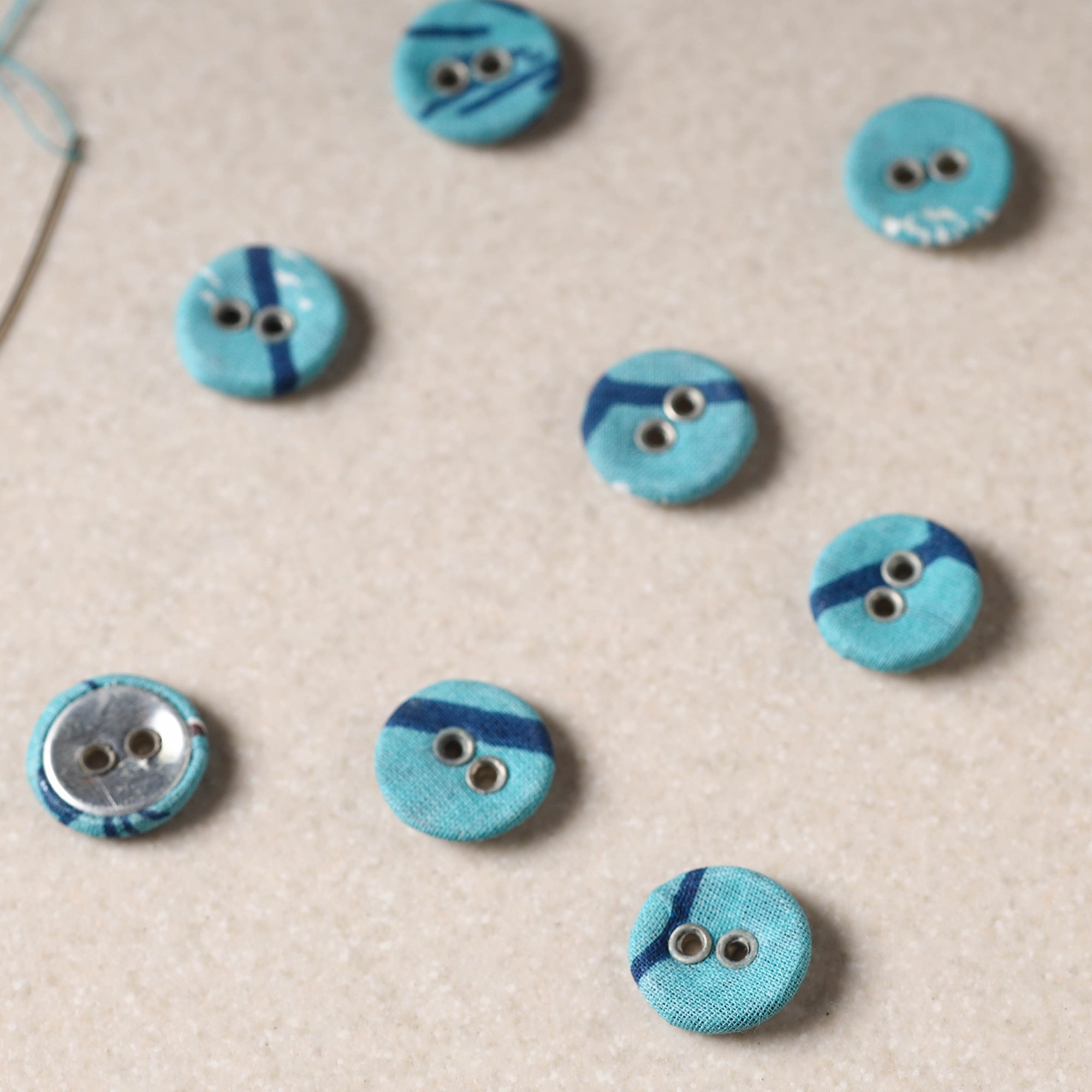 BUTTON BAAZ 1cm Buttonbaaz Handmade Button Small (Set of 12) 68 - view 2