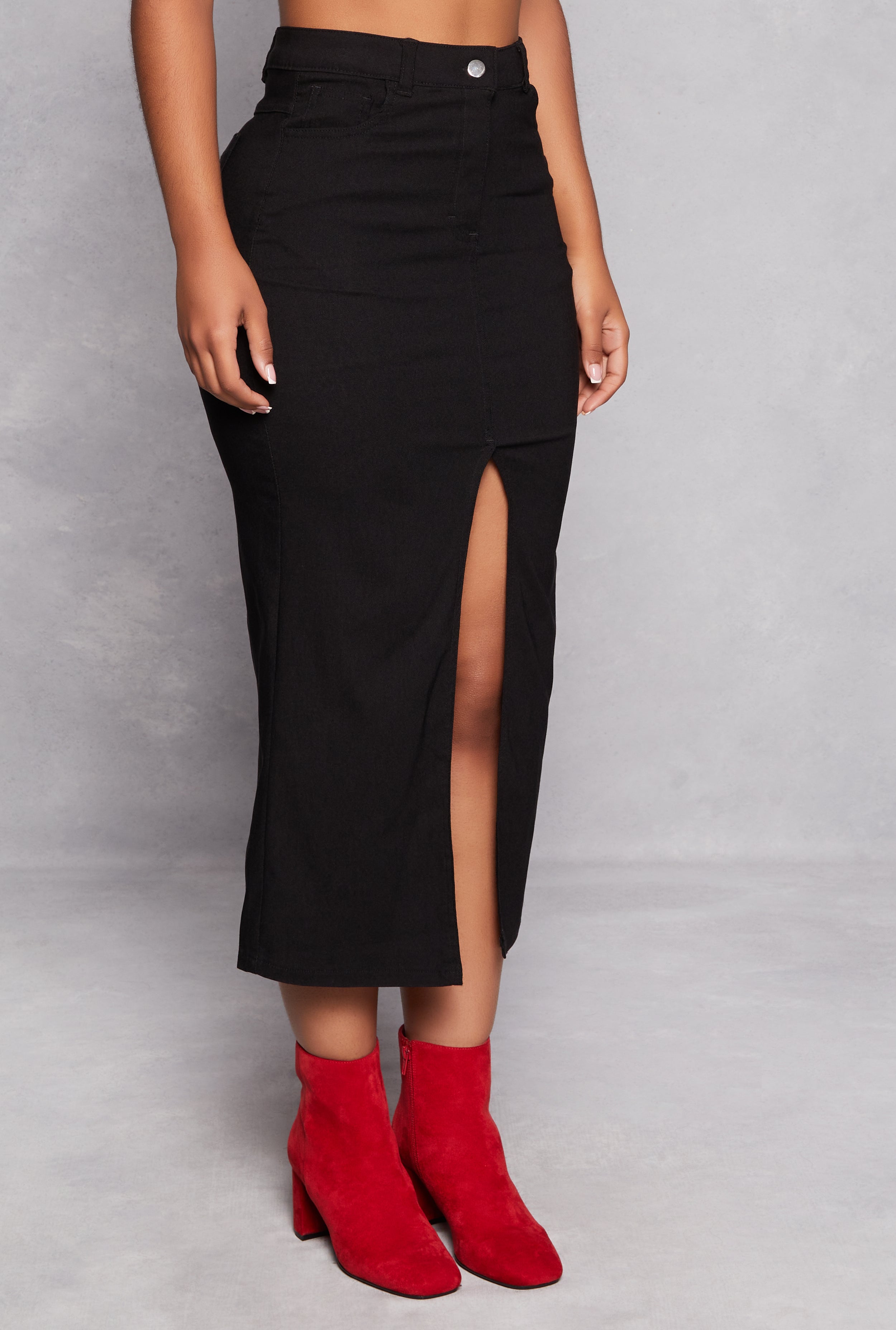 Rainbow Shops Hyperstretch Slit Front Skirt – Women's - view 2