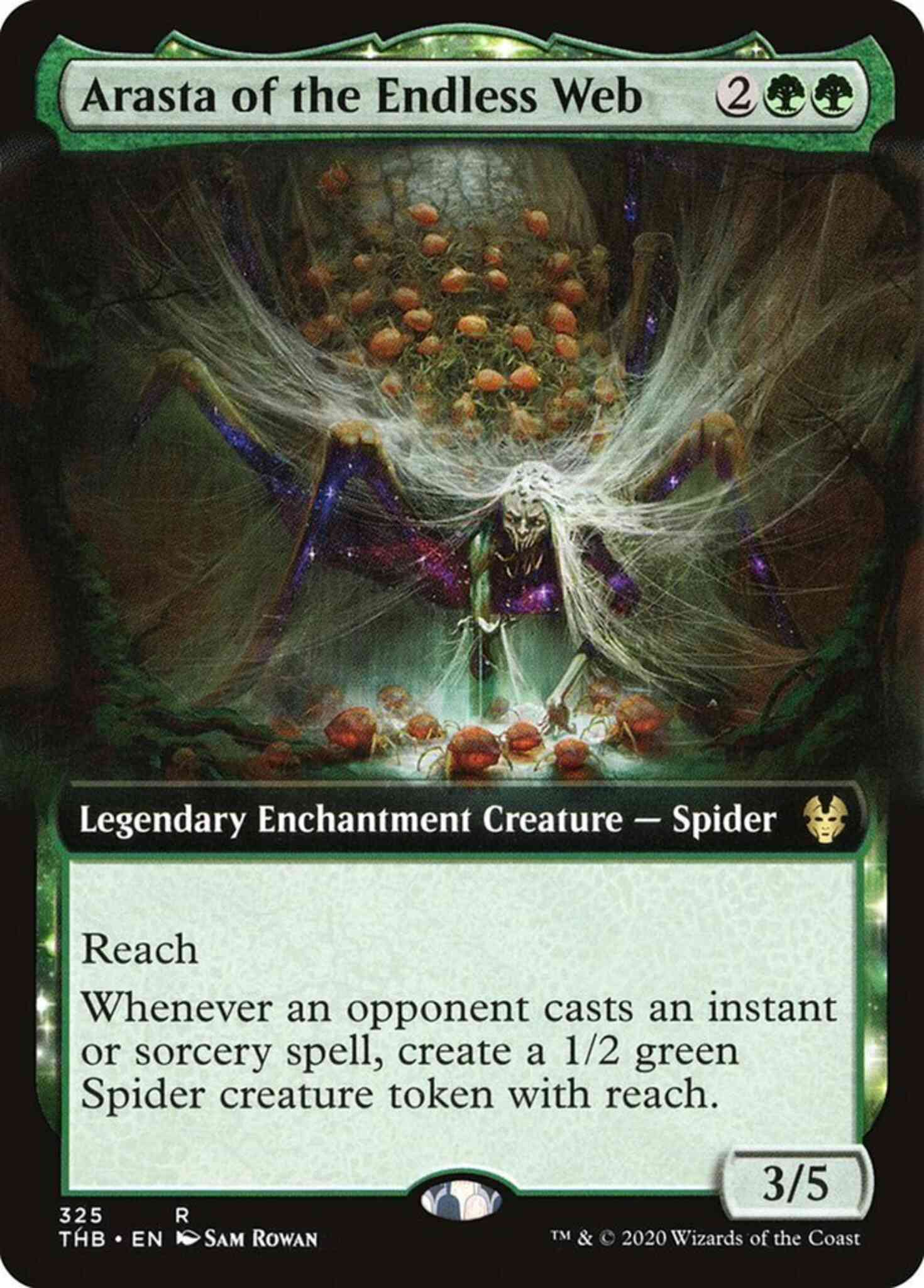 Endless web 325 – Magic Arasta of the Endless Web [325] [Extended Art] [Theros Beyond Death] [Non-Foil]