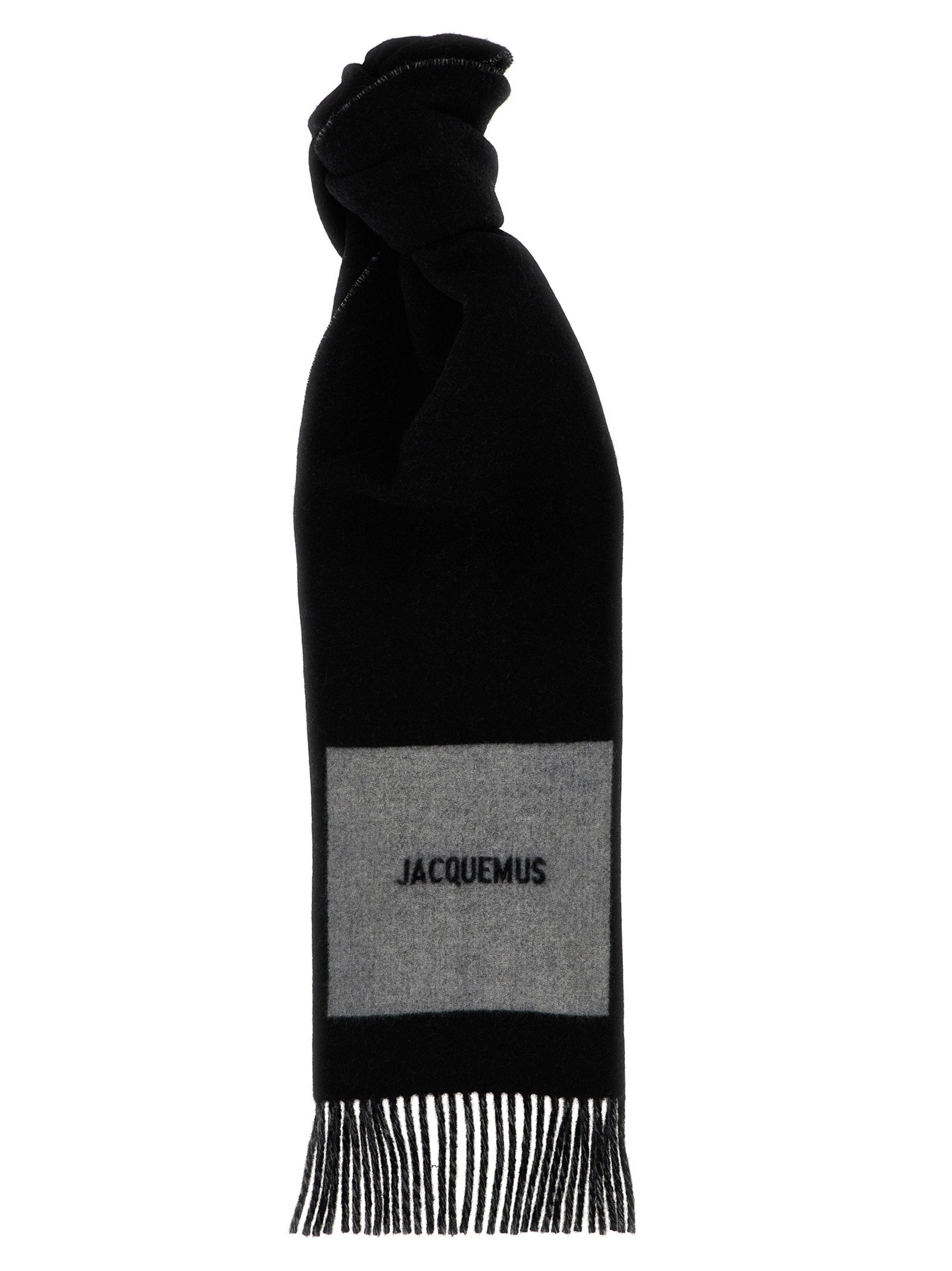 Jacquemus Lecharpe Rond Carré Scarf – 100% virgin wool