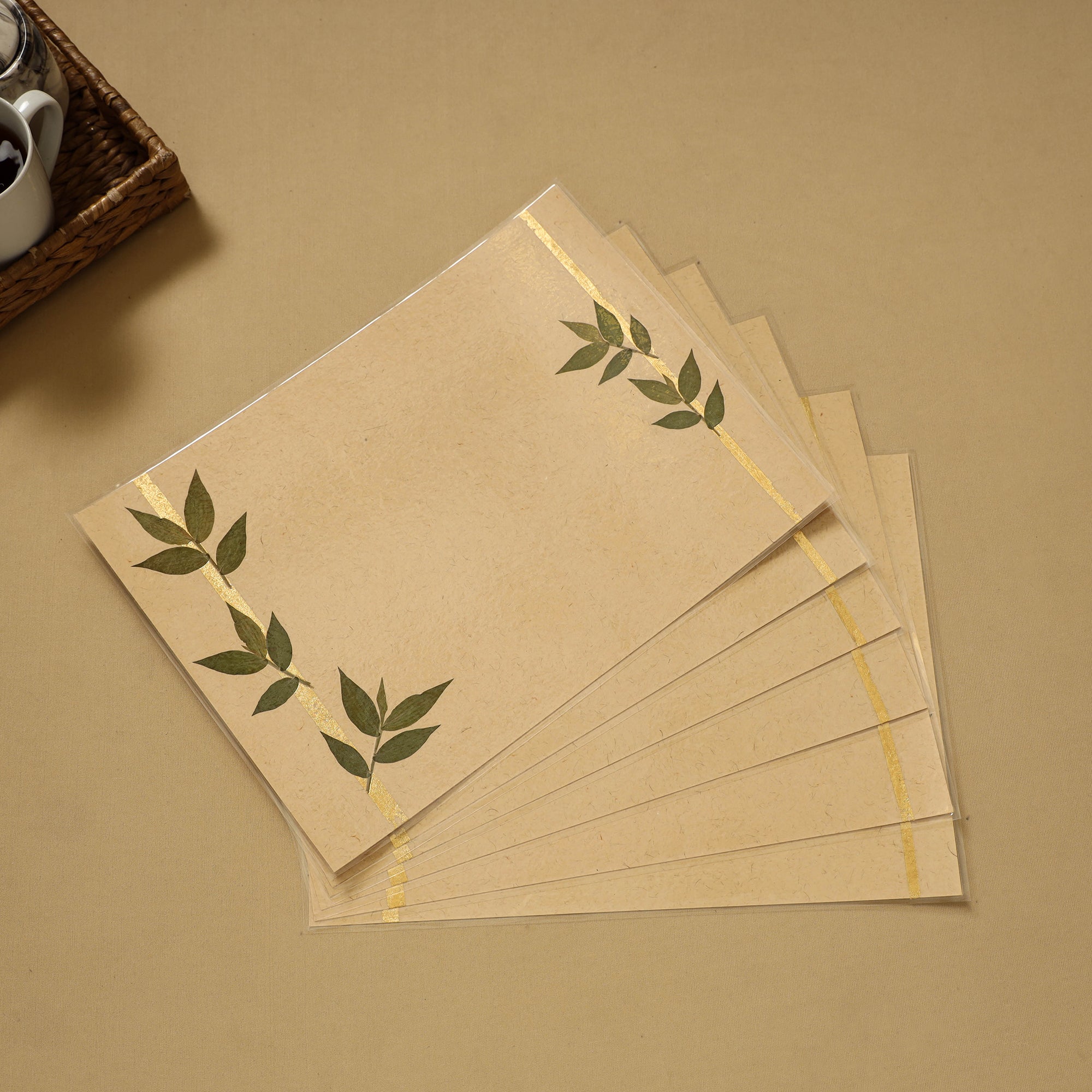 SHRADHANJALI - AN AUROVILLE UNIT Brown - Bamboo Art Work Tablemats (Set of 6)