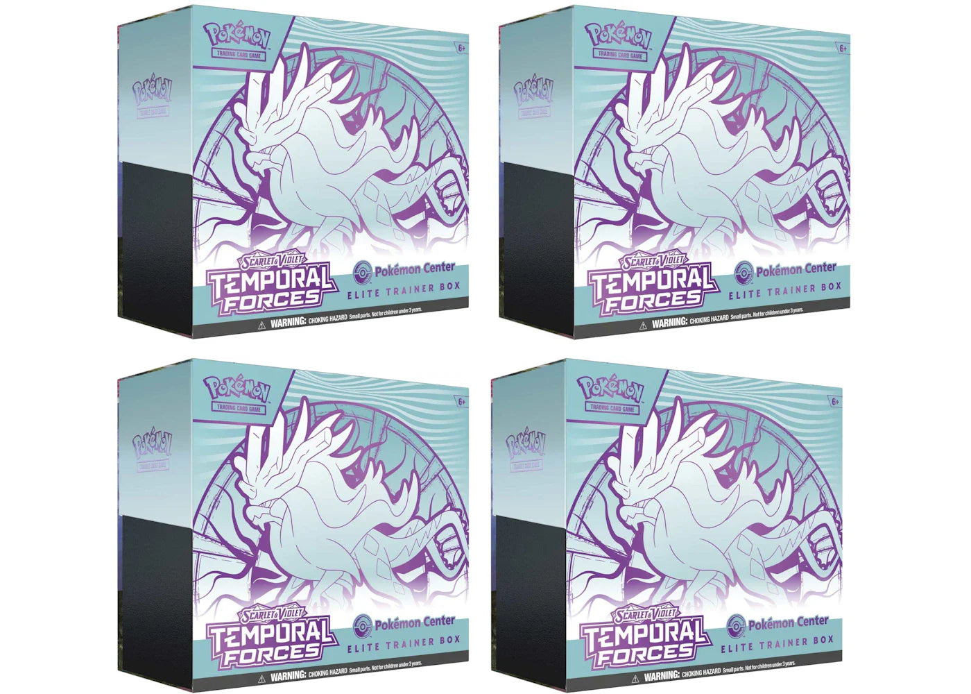 Scarlet violet temporal – 2024 Pokémon Scarlet & Violet Temporal Forces (Walking Wake) Pokemon Center Elite Trainer Box 4x Lot