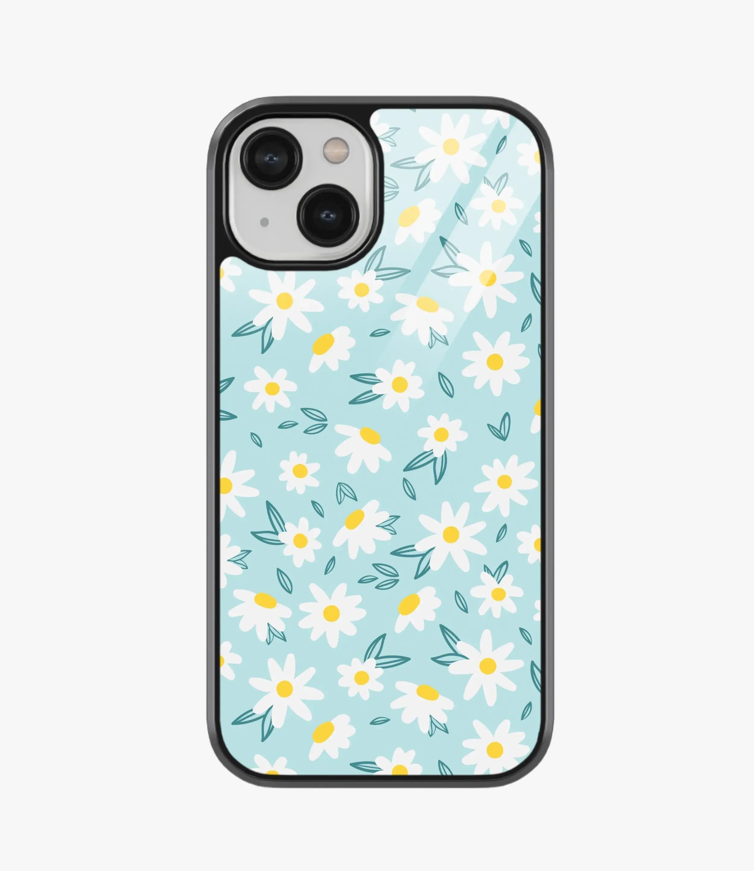 The Case Company Daisy Art Floral Glass Case for iPhone 14 Plus