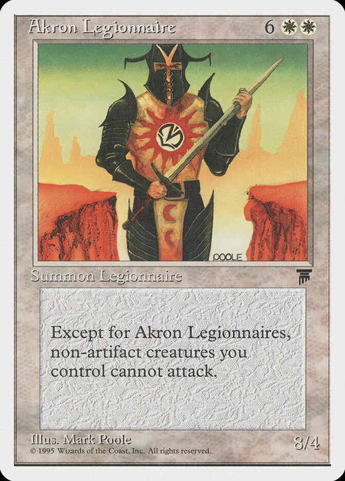 Akron legionnaire 2 – Magic Akron Legionnaire [2] [Chronicles] [Non-Foil]