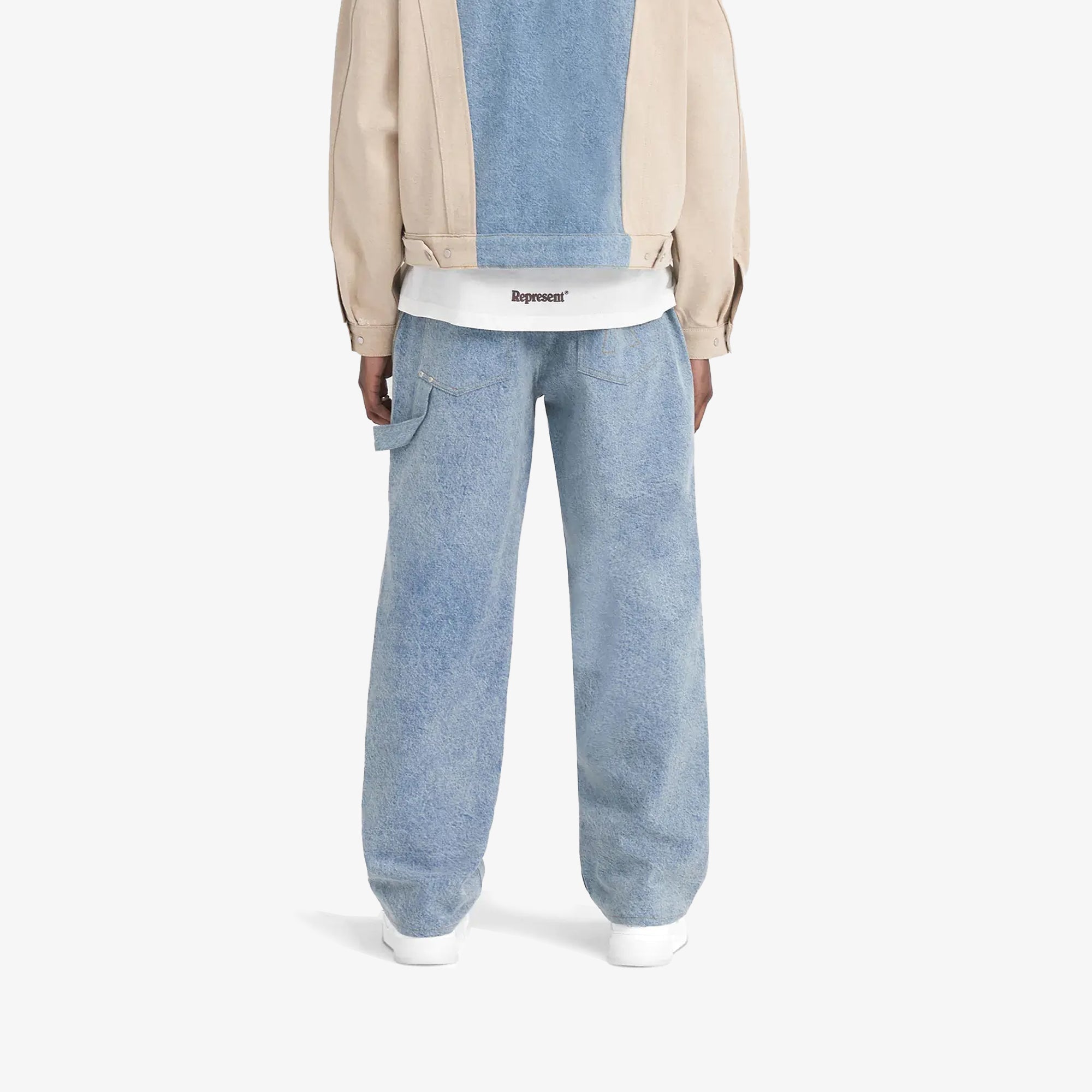 Represent | R3c-v2 Colour Block Carpenter Denim { Blue - view 2
