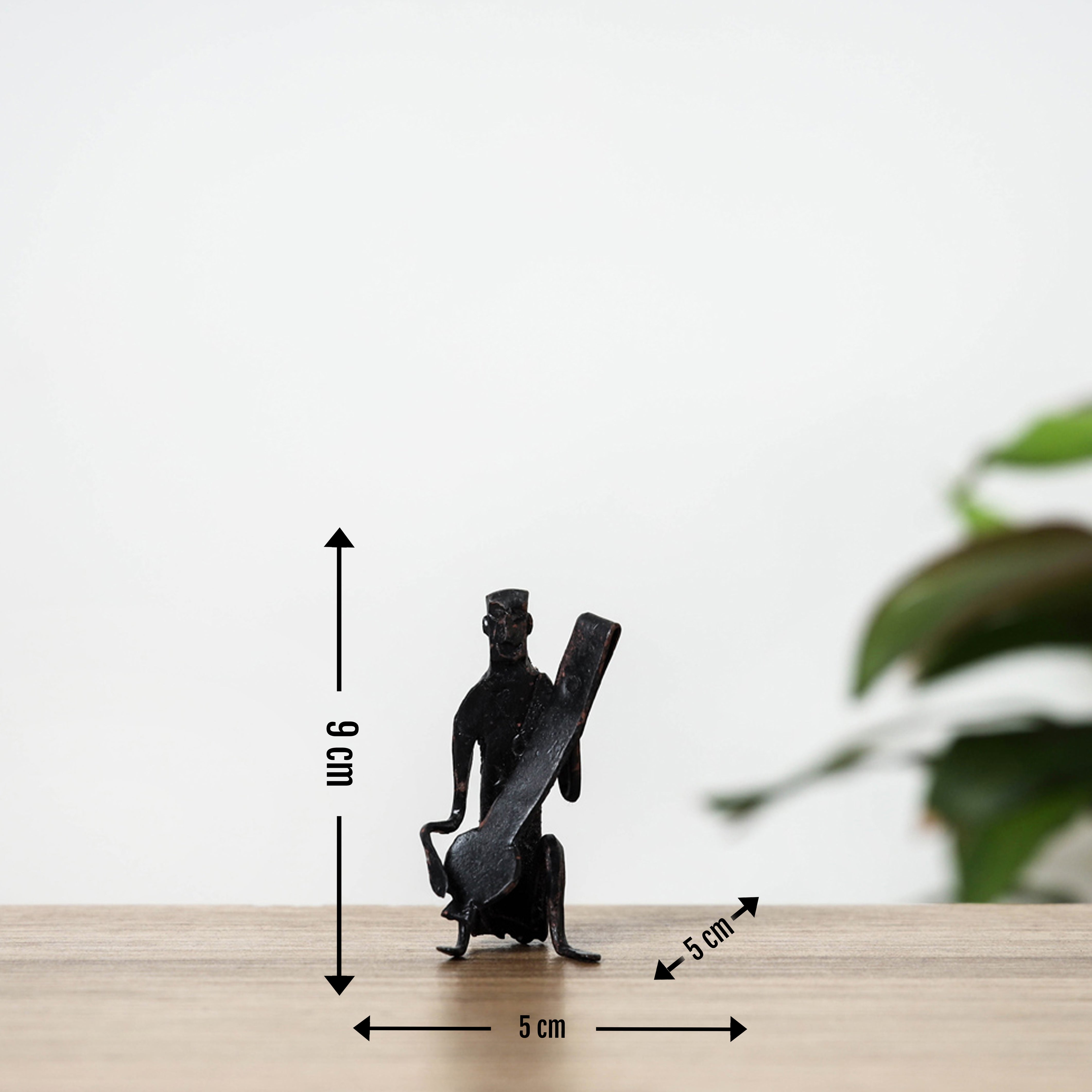 CHHATTISGARH HASTSHILP VIKAS BOARD Bastar Tribal Wrought Iron Man Music Stand - view 3