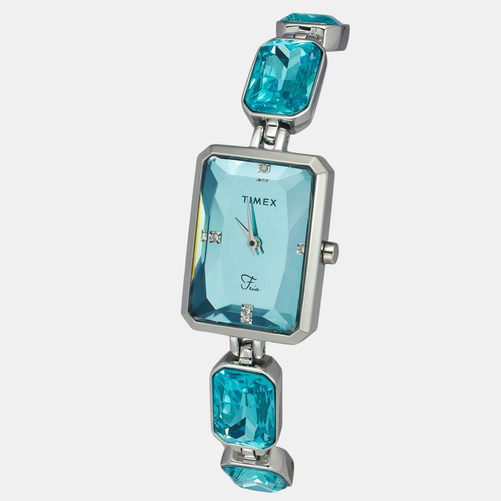 Timex Fria Women Quartz Blue Dial Analog Brass Watch TWEL16904 - view 2