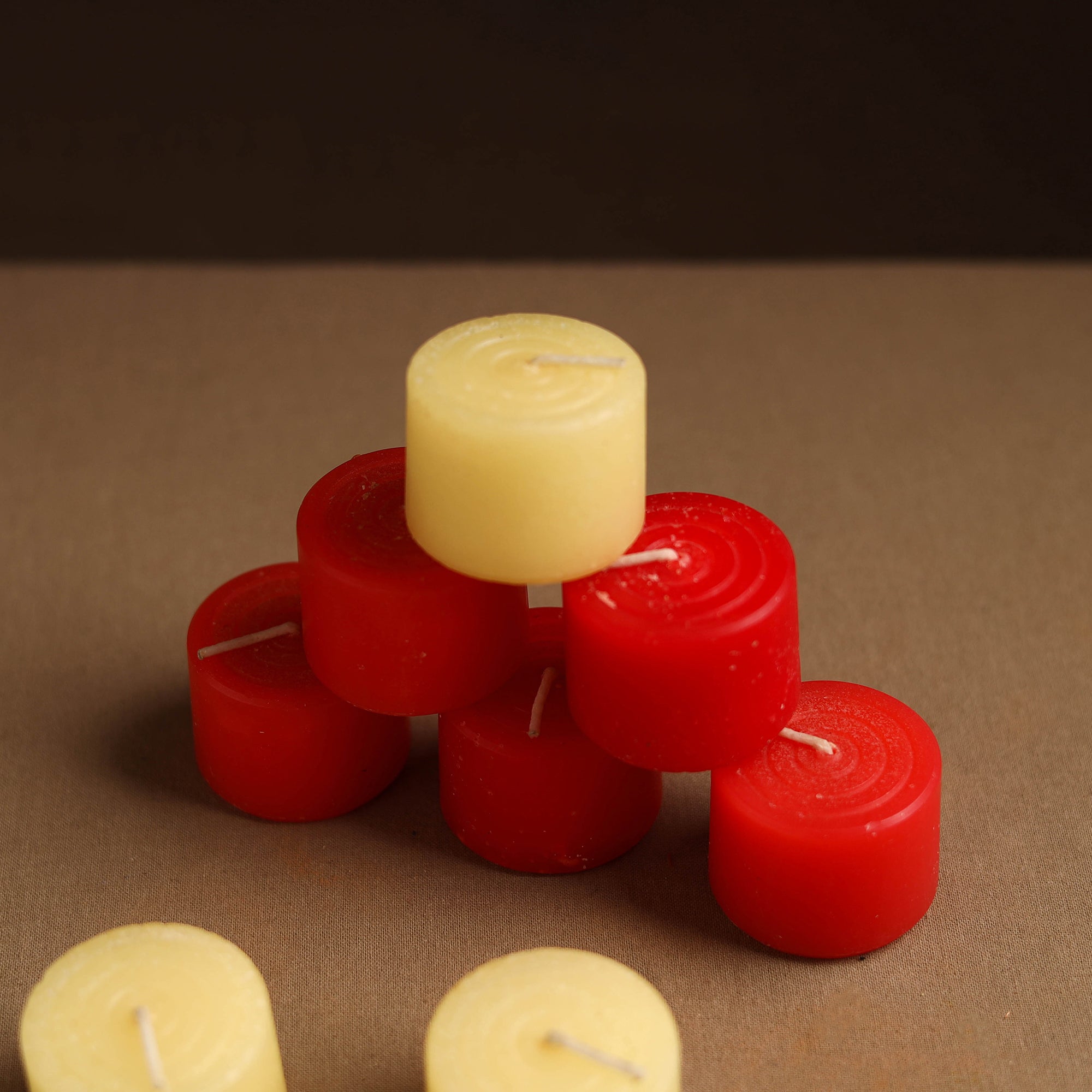 KHUSHBASH - HAPPY LOOM OF EAST Aromatic Pillar Candles (Set of 10) - view 5