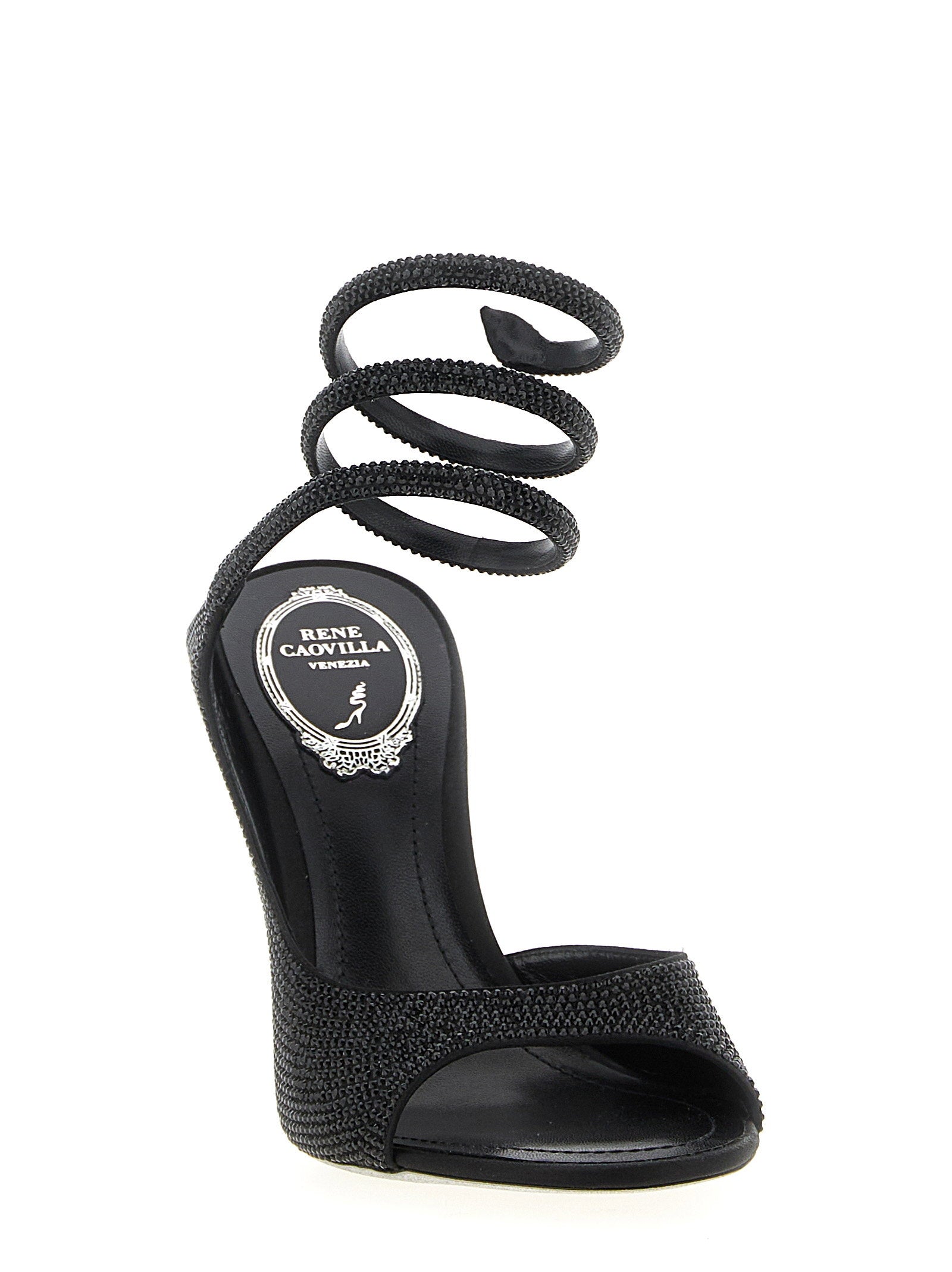 René Caovilla Audrey Sandals – 100% satin - view 2