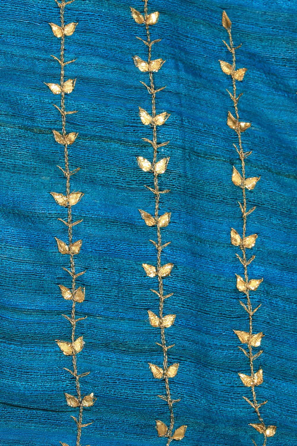 Kalanjali Gota Patti Work Blue Dupatta - view 2