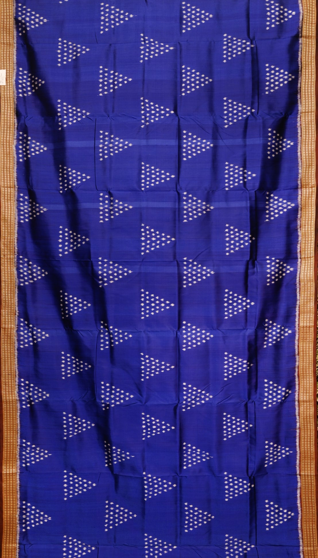 IndianVillèz Blue Jhoti Theme Odisha Ikat Khandua Silk Saree - view 3