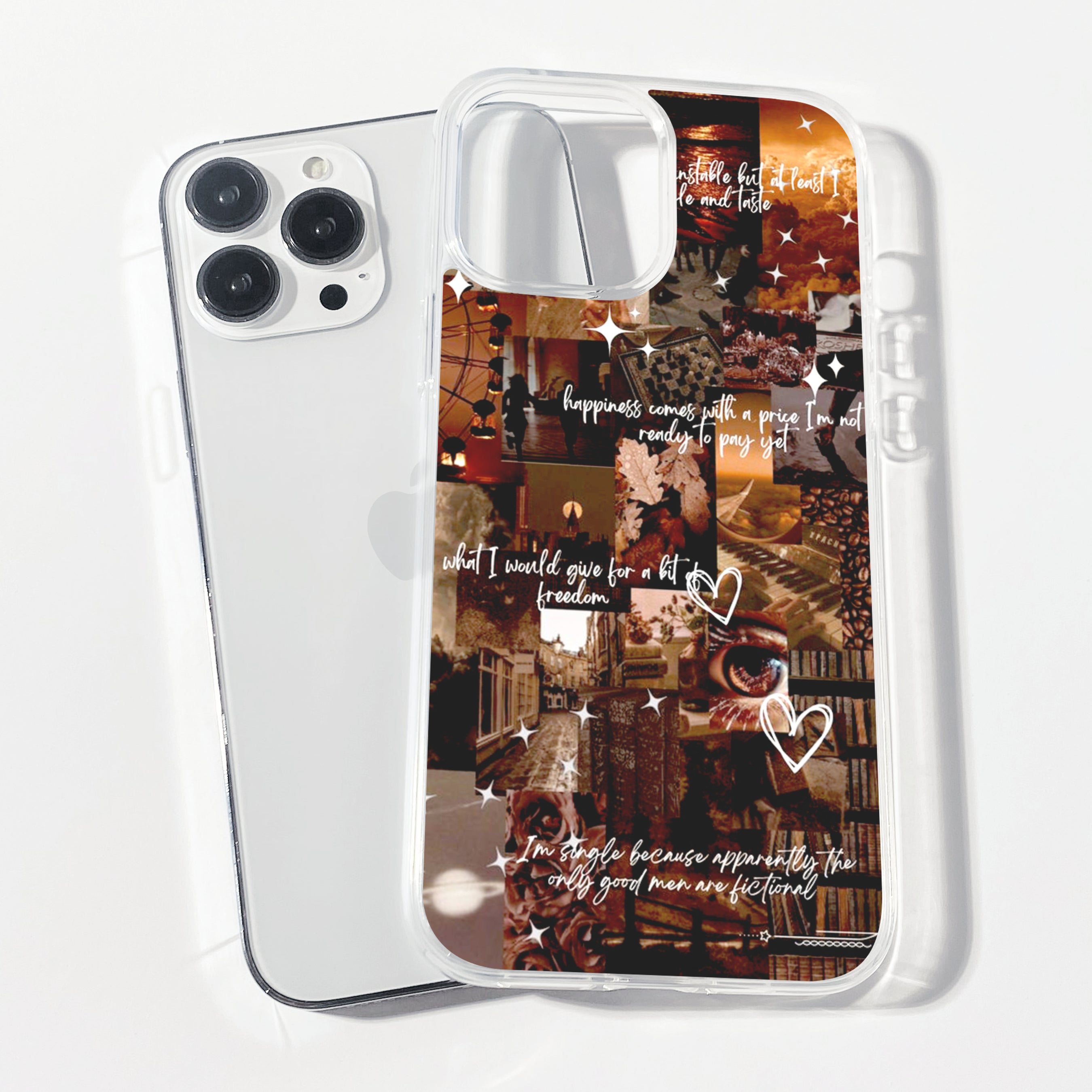 Casebasket Timeless Love Clear Silicone Phone Cover