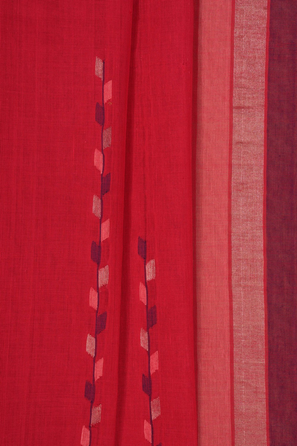 Kalanjali Cotton Jamdani Saree – Women's - view 2